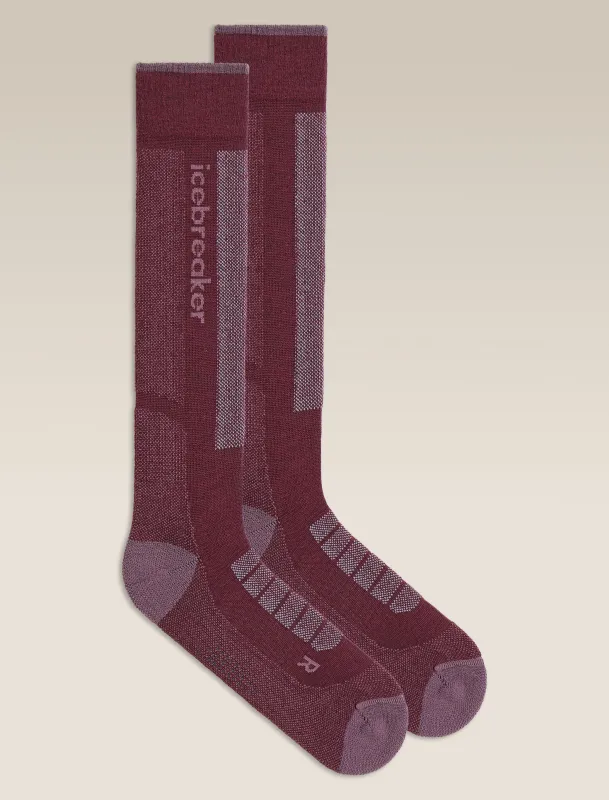 Women's Merino Blend Ski+ Medium Over The Calf Socks made by Icebreaker