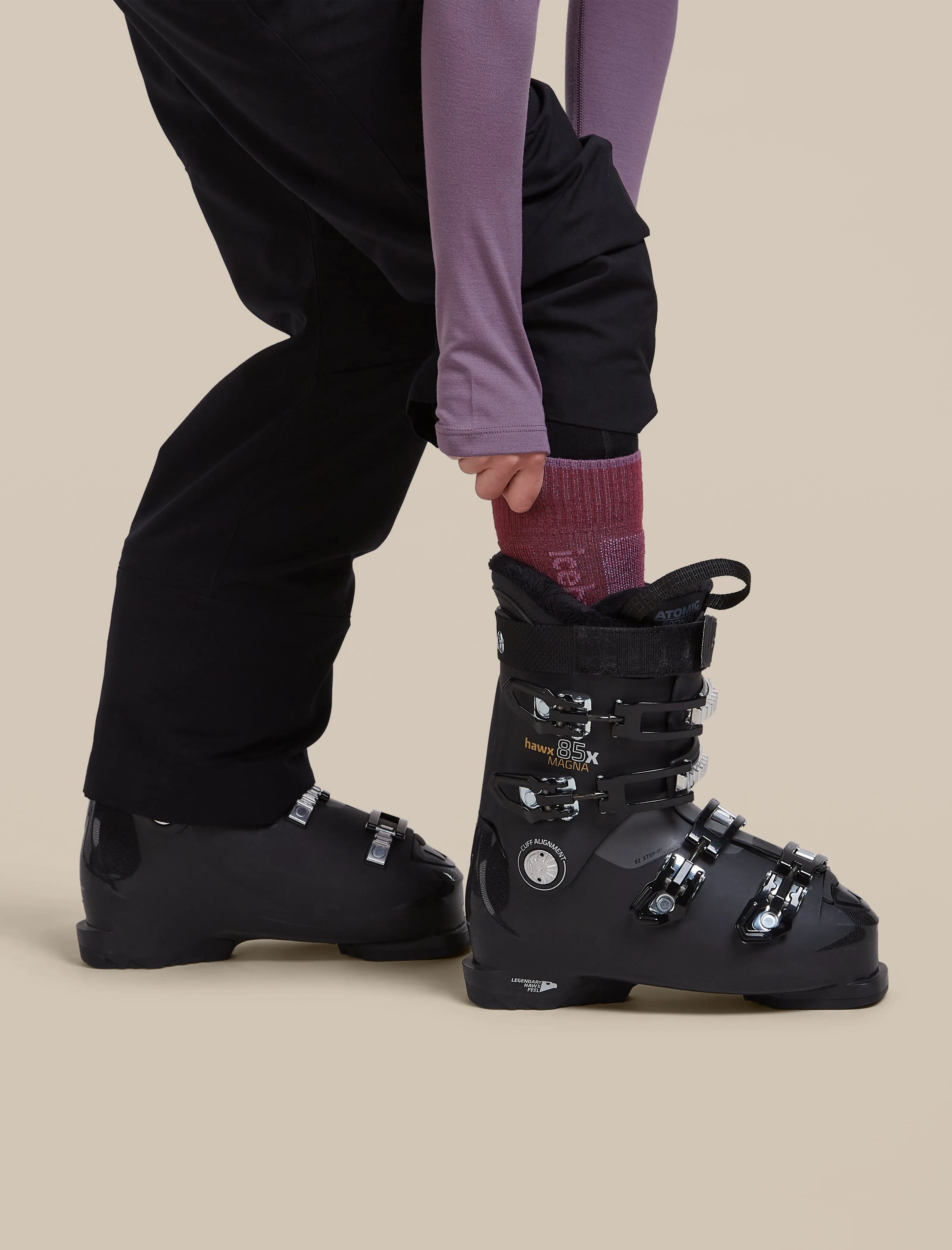 Women's Merino Blend Ski+ Medium Over The Calf Socks sold by Icebreaker product image thumbnail 4