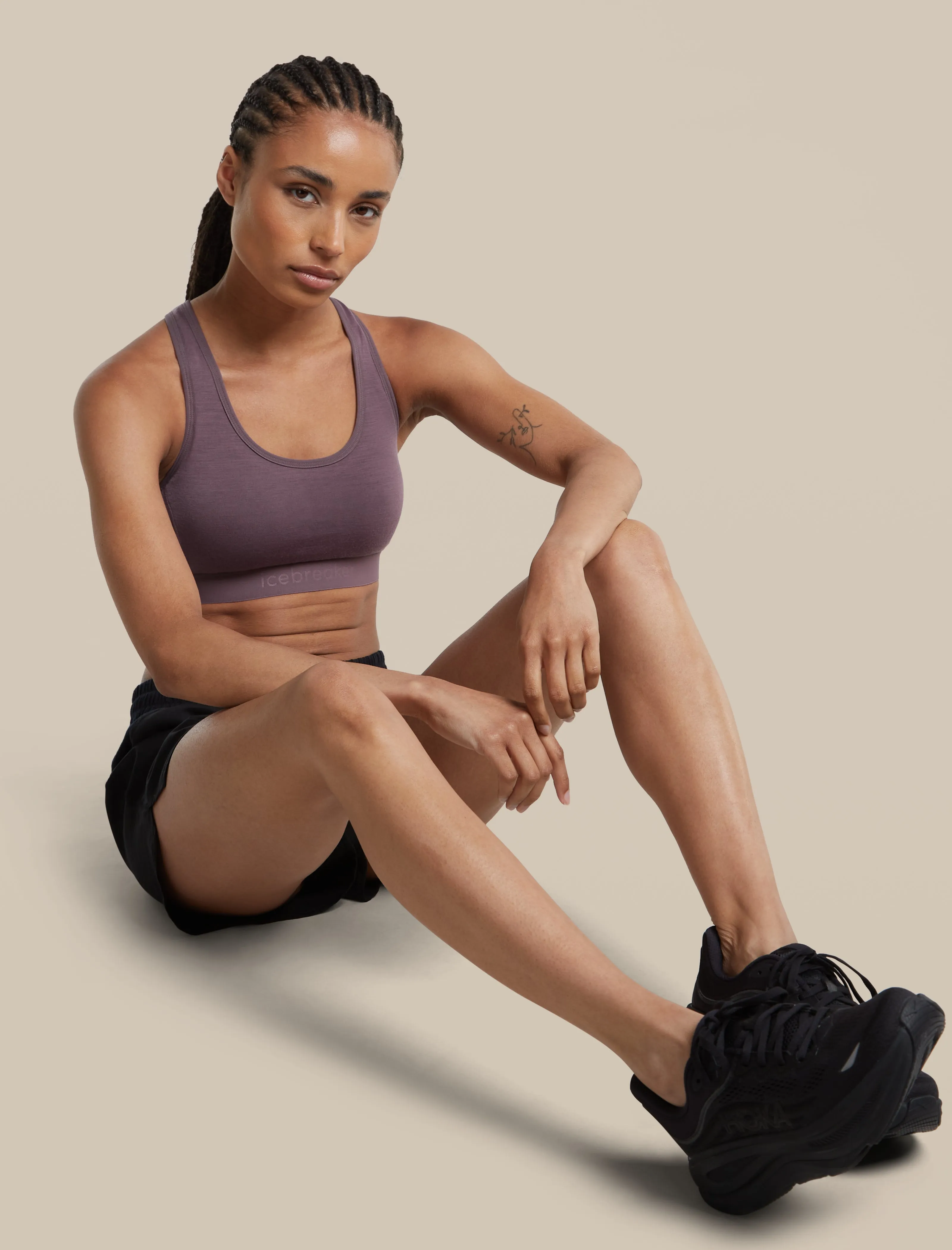 Women's Merino Blend 125 ZoneKnit™ Racerback Bra sold by Icebreaker product image thumbnail 4