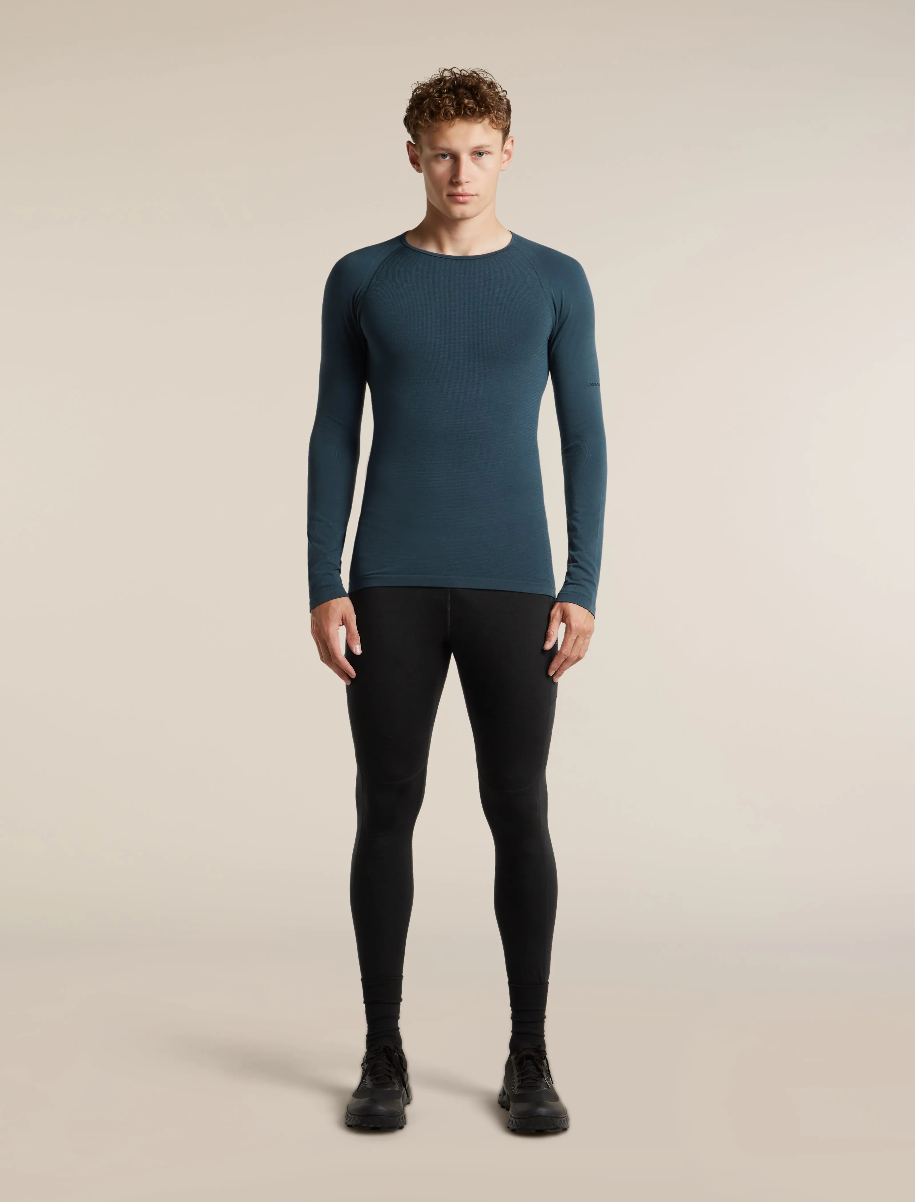 Men's Merino Blend 260 Zoneknit™ Seamless Long Sleeve Crewe Thermal Top sold by Icebreaker product image thumbnail 3