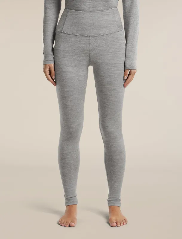 Women's Merino 260 Oasis High Rise Thermal Leggings made by Icebreaker