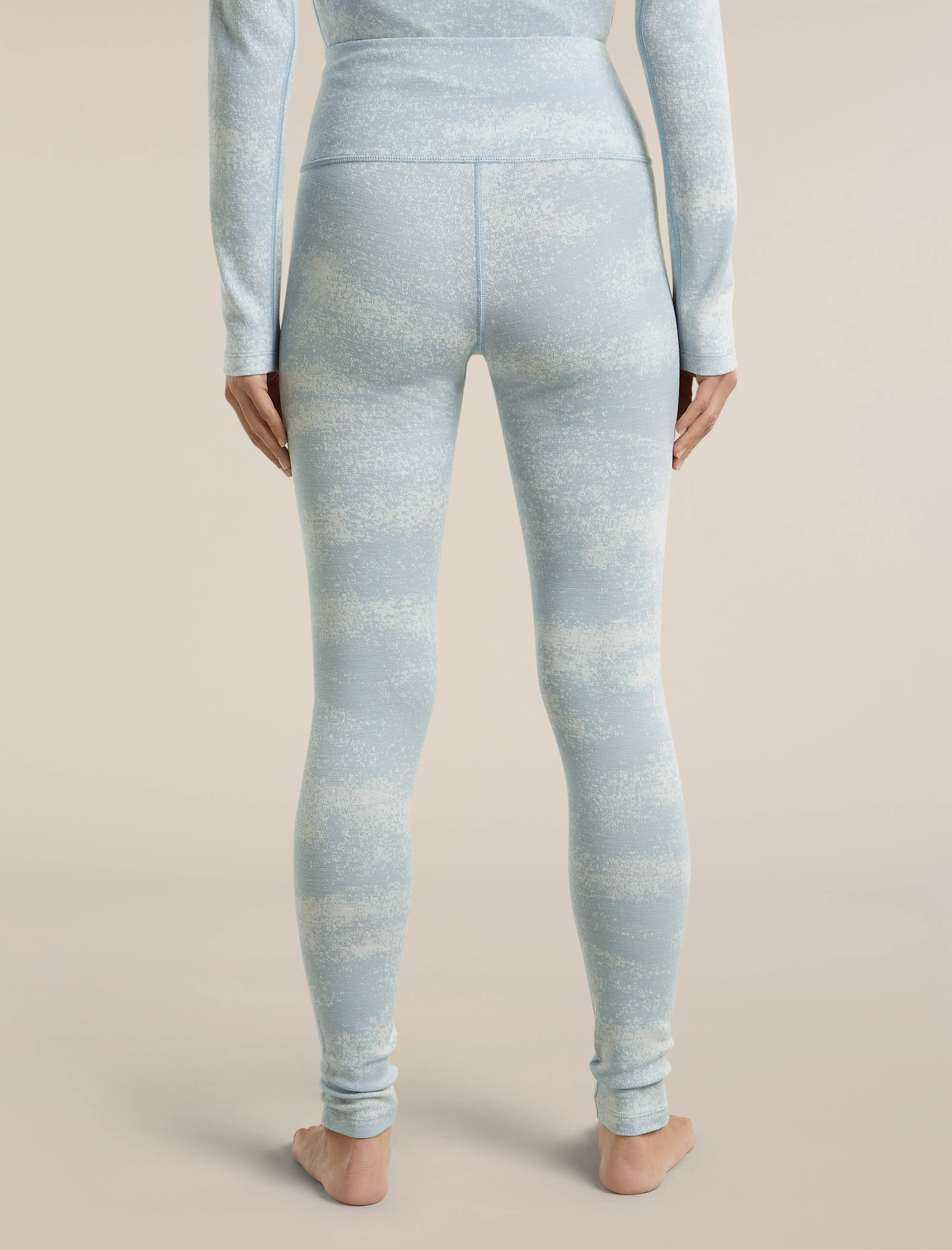 Women's Merino 260 Oasis Vertex High Rise Thermal Leggings Chillwave sold by Icebreaker product image thumbnail 2