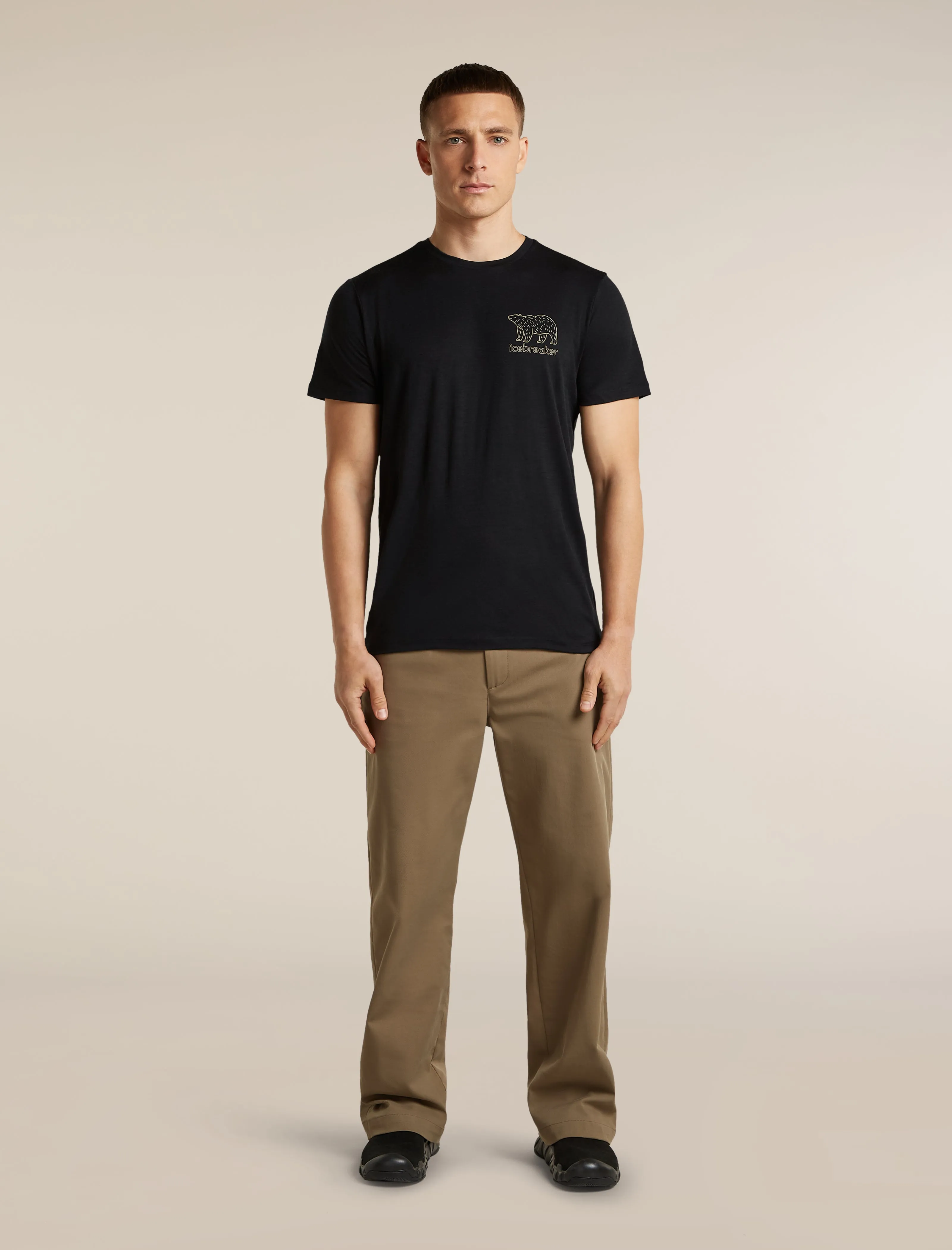 Men's Merino 150 Tech Lite Short Sleeve Tee Forest Footsteps sold by Icebreaker product image thumbnail 3