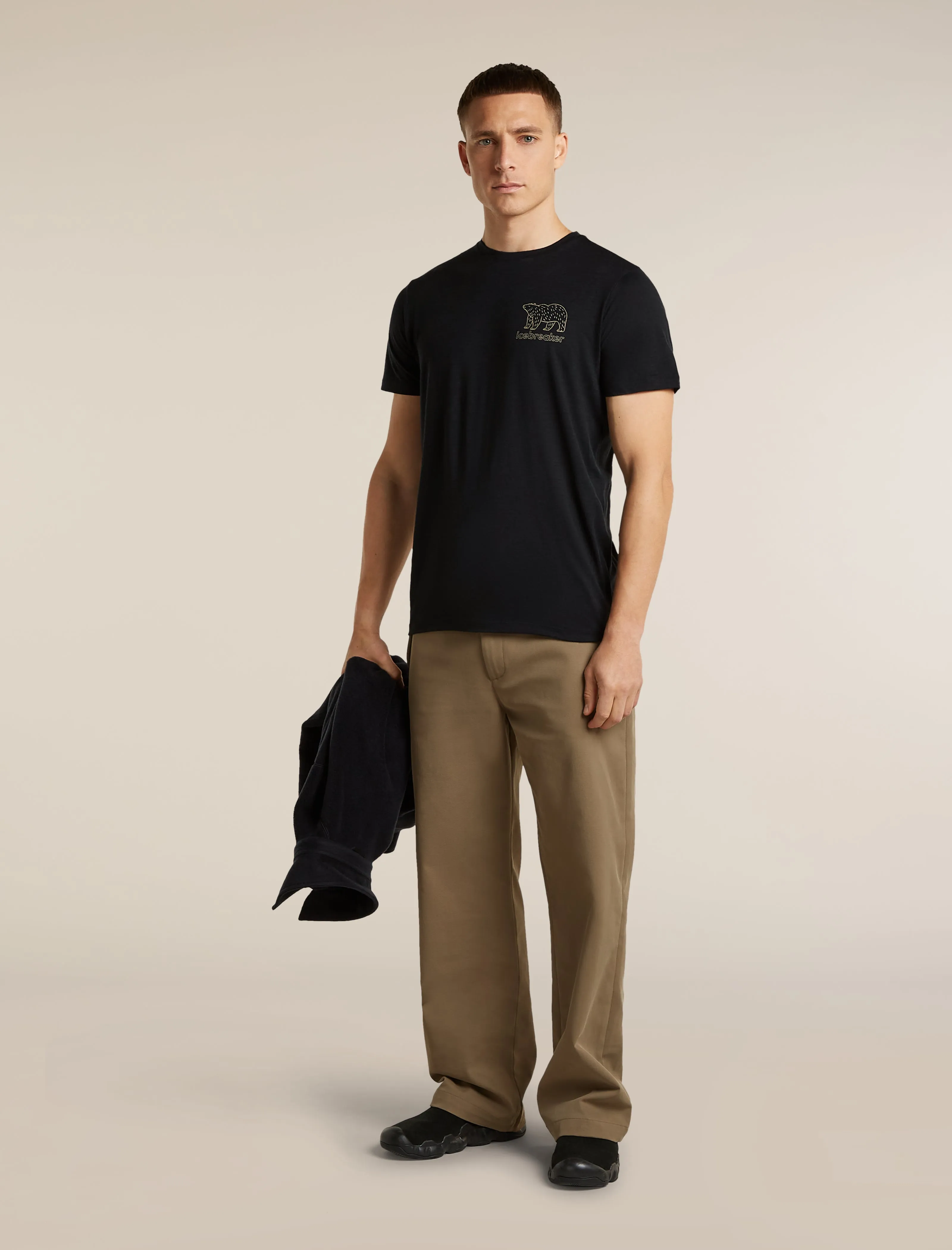 Men's Merino 150 Tech Lite Short Sleeve Tee Forest Footsteps sold by Icebreaker product image thumbnail 4