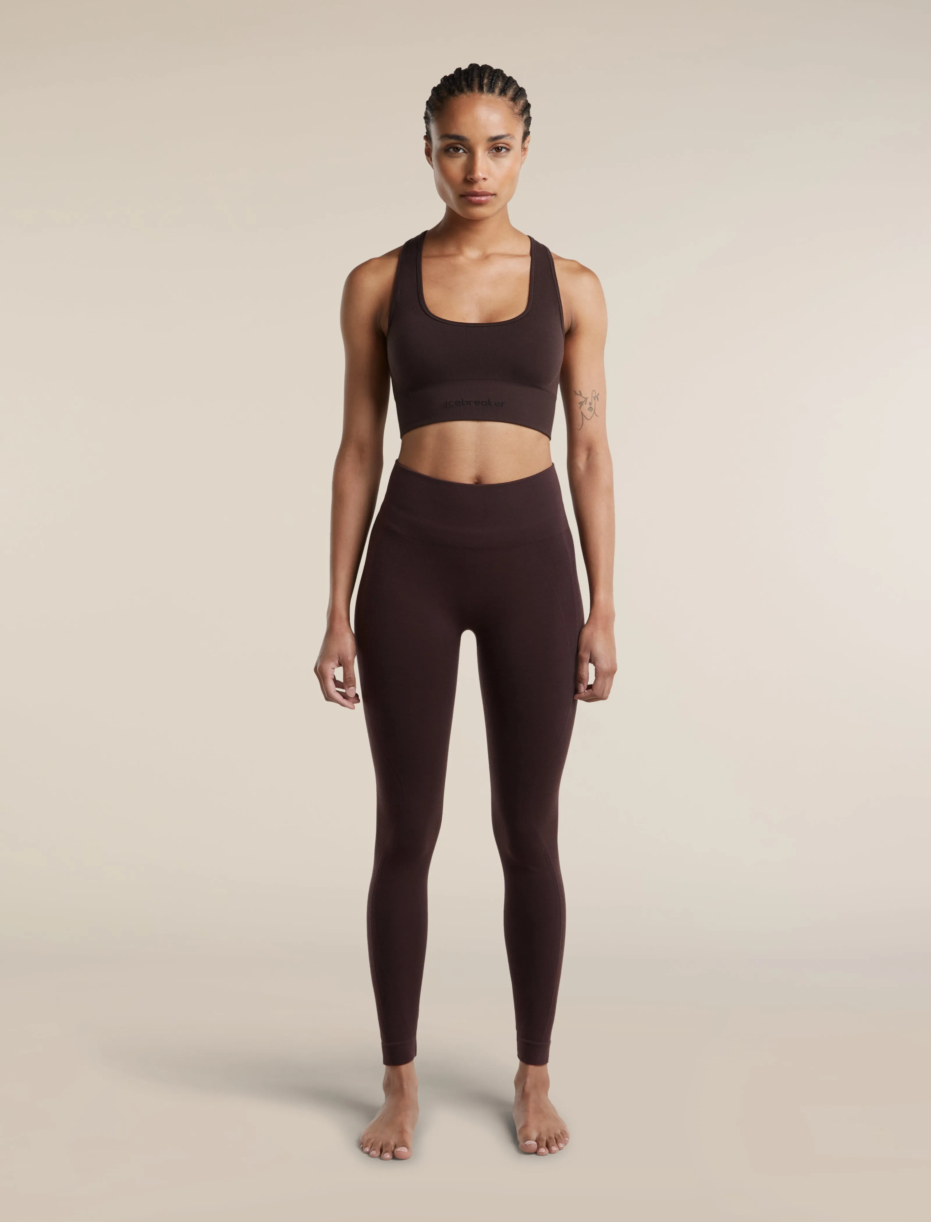Women's Merino Blend 260 Zoneknit™ Seamless Bra sold by Icebreaker product image thumbnail 3