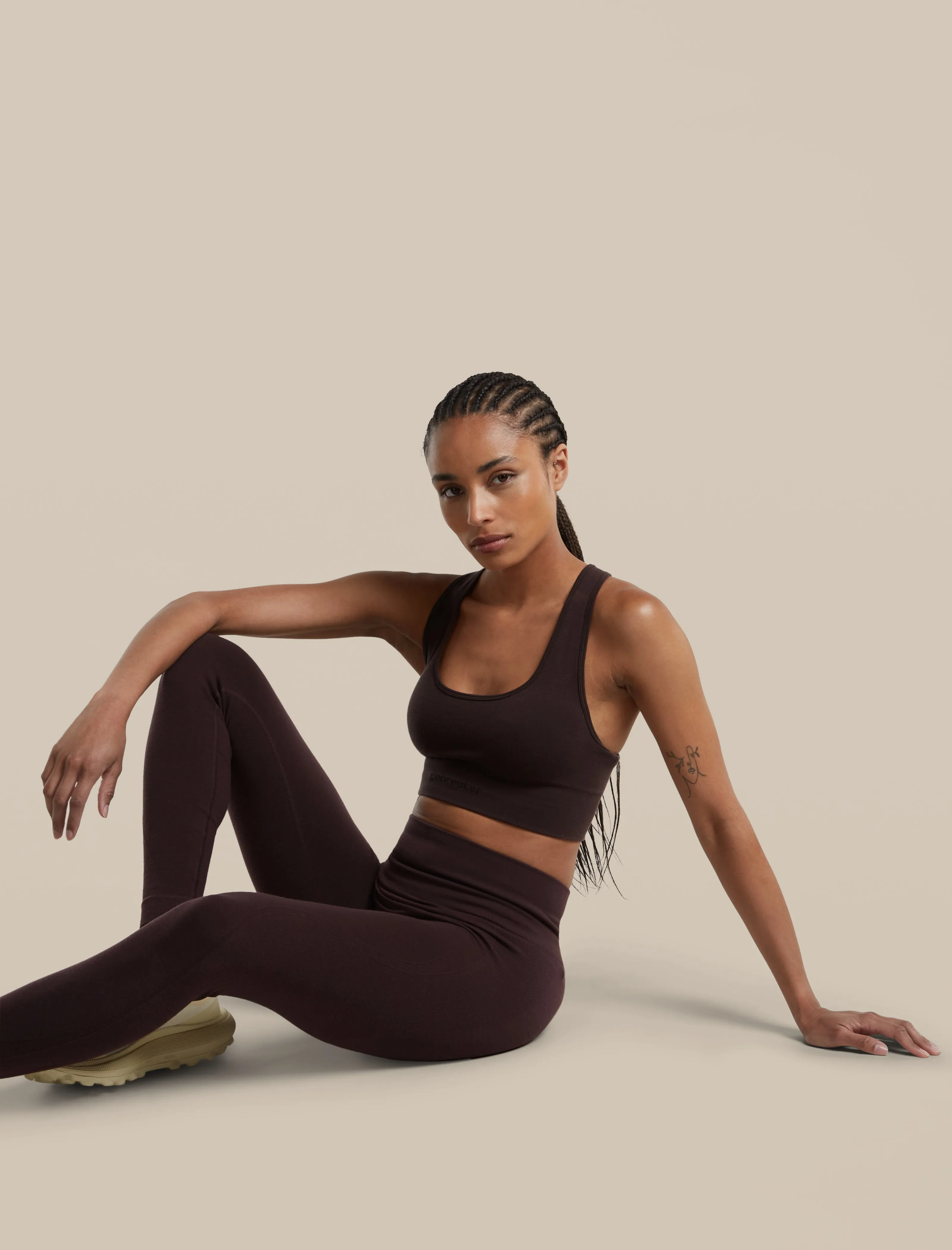 Women's Merino Blend 260 Zoneknit™ Seamless Bra sold by Icebreaker product image thumbnail 5