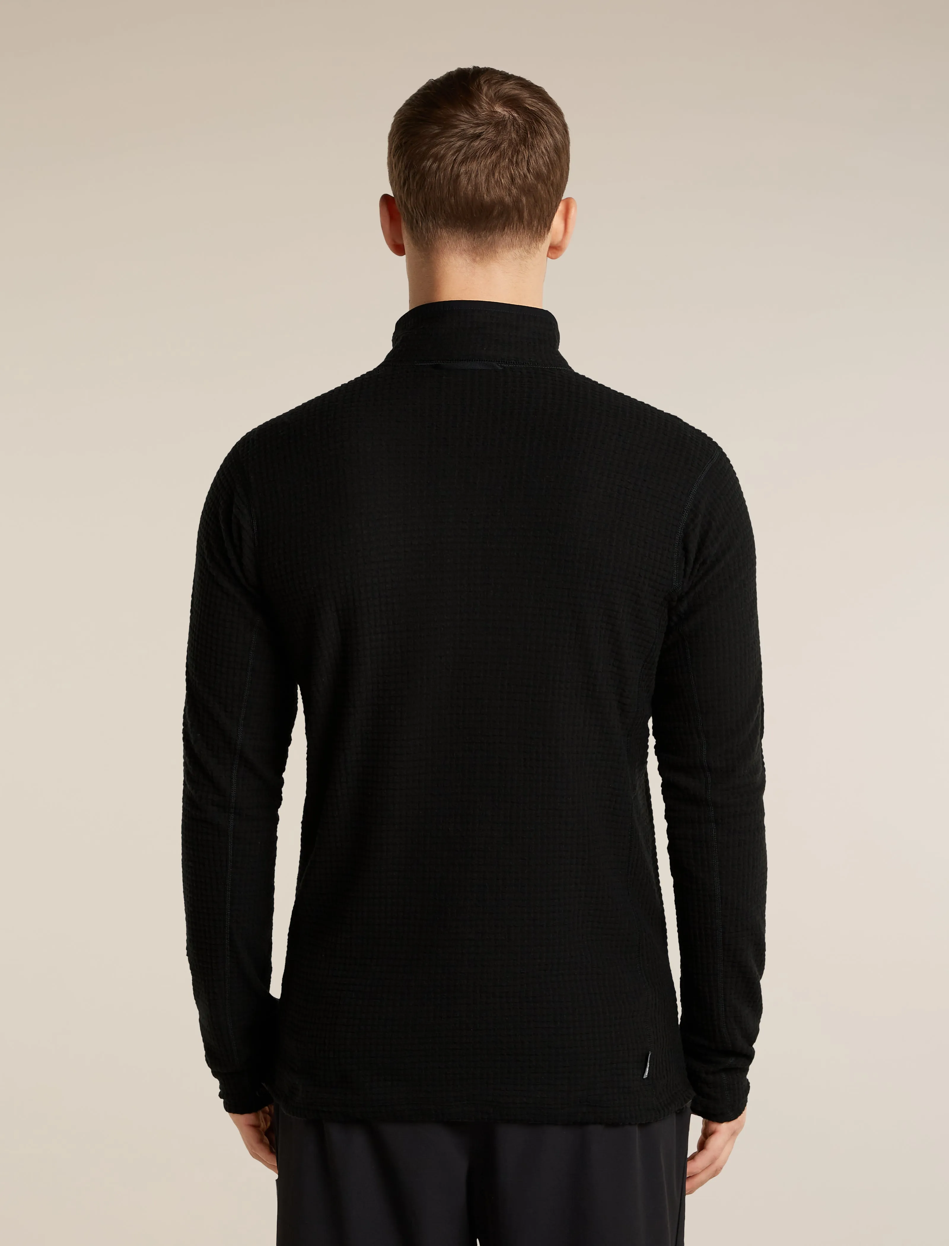 Men's Merino 400 RealFleece™ Grid Peaksland Long Sleeve Half Zip sold by Icebreaker product image thumbnail 2