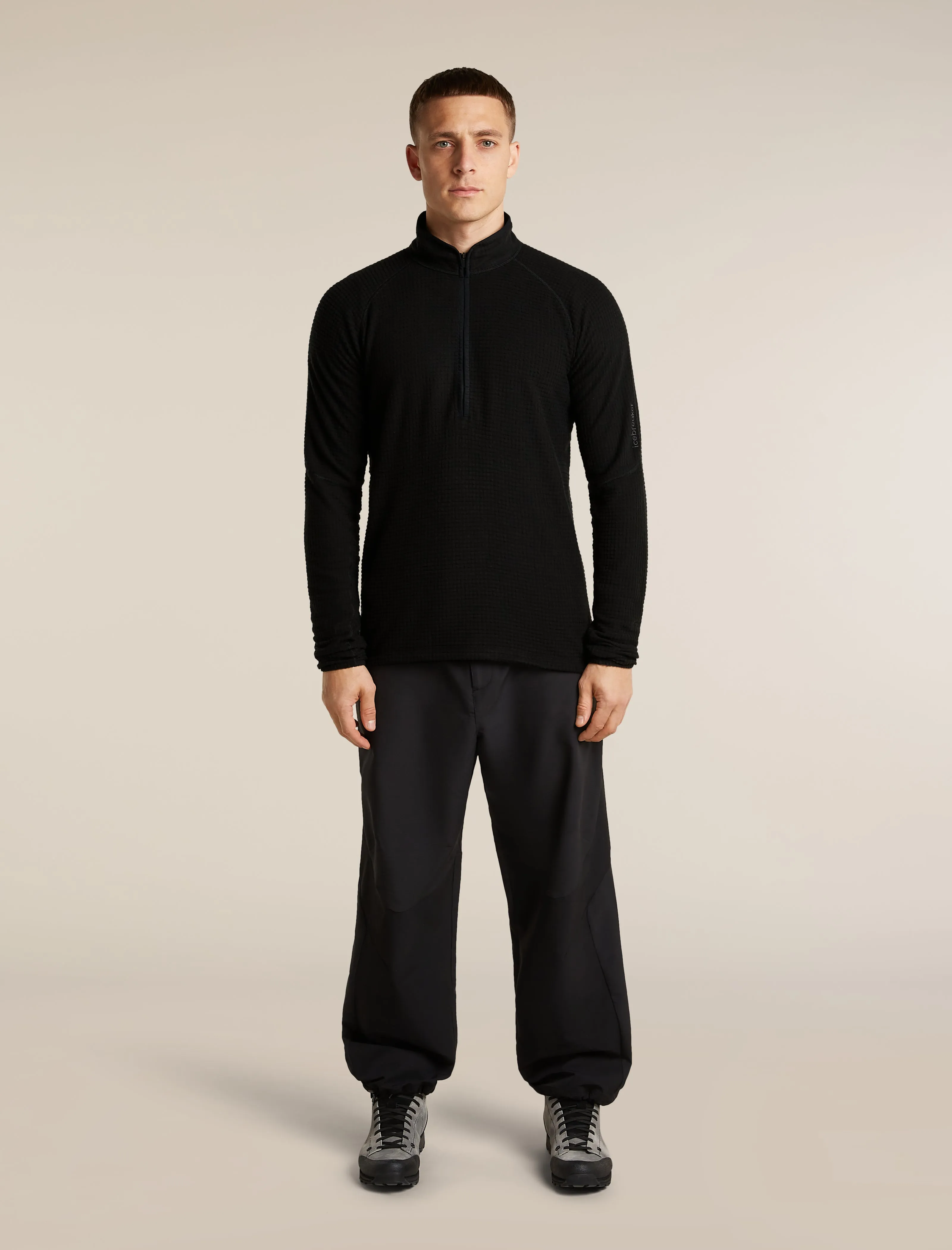 Men's Merino 400 RealFleece™ Grid Peaksland Long Sleeve Half Zip sold by Icebreaker product image thumbnail 3