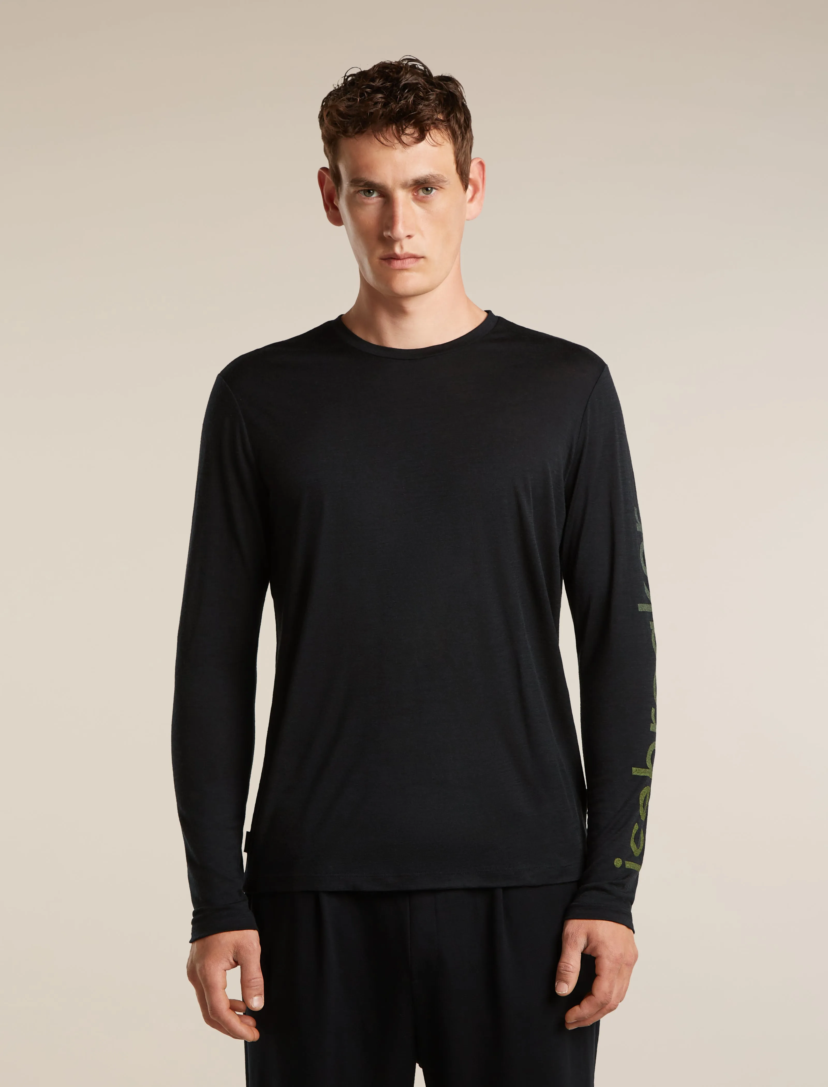 Men's Merino 150 Tech Lite Long Sleeve Tee IB Vertical sold by Icebreaker