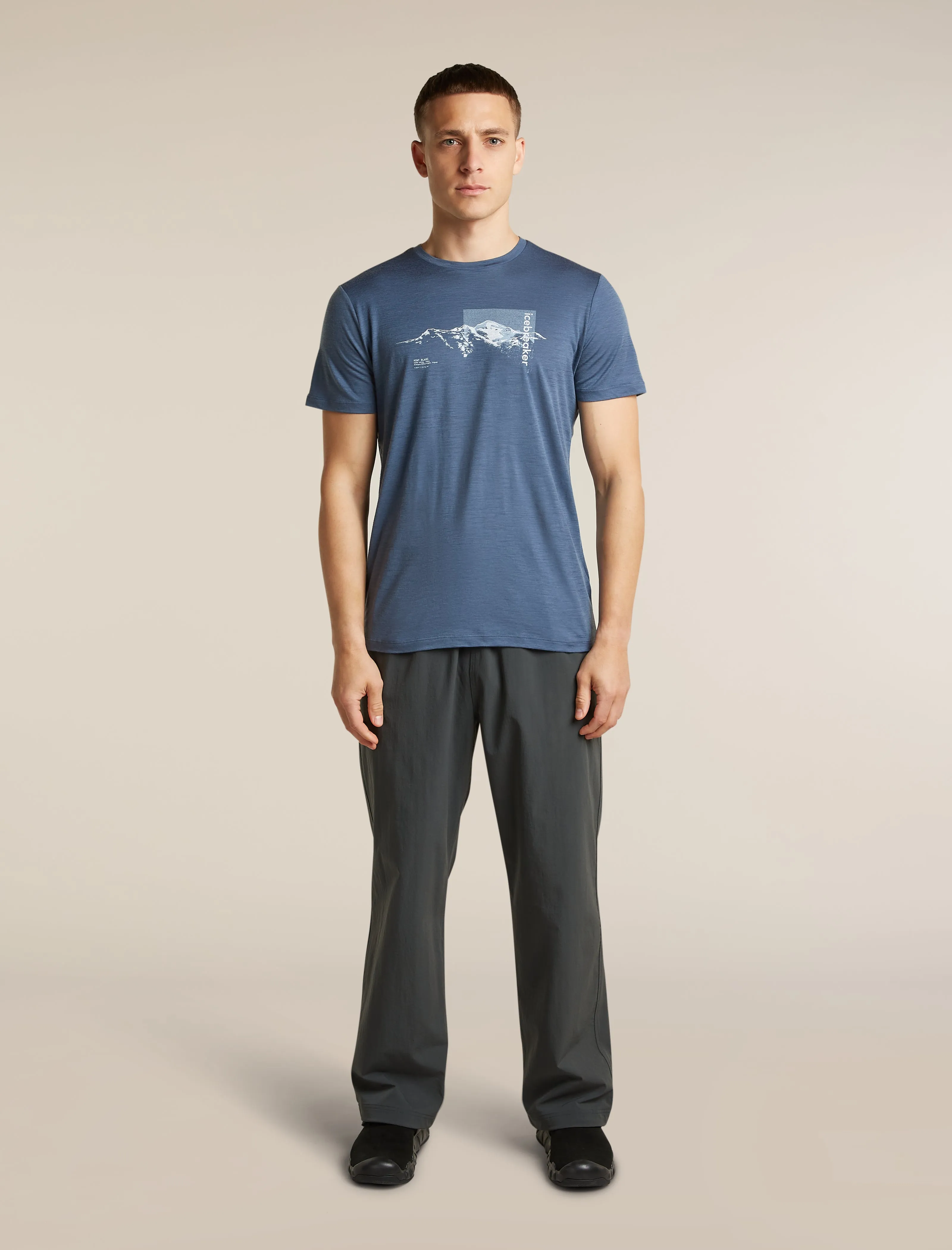 Men's Merino 150 Tech Lite Short Sleeve Tee Pure Altitude sold by Icebreaker product image thumbnail 3