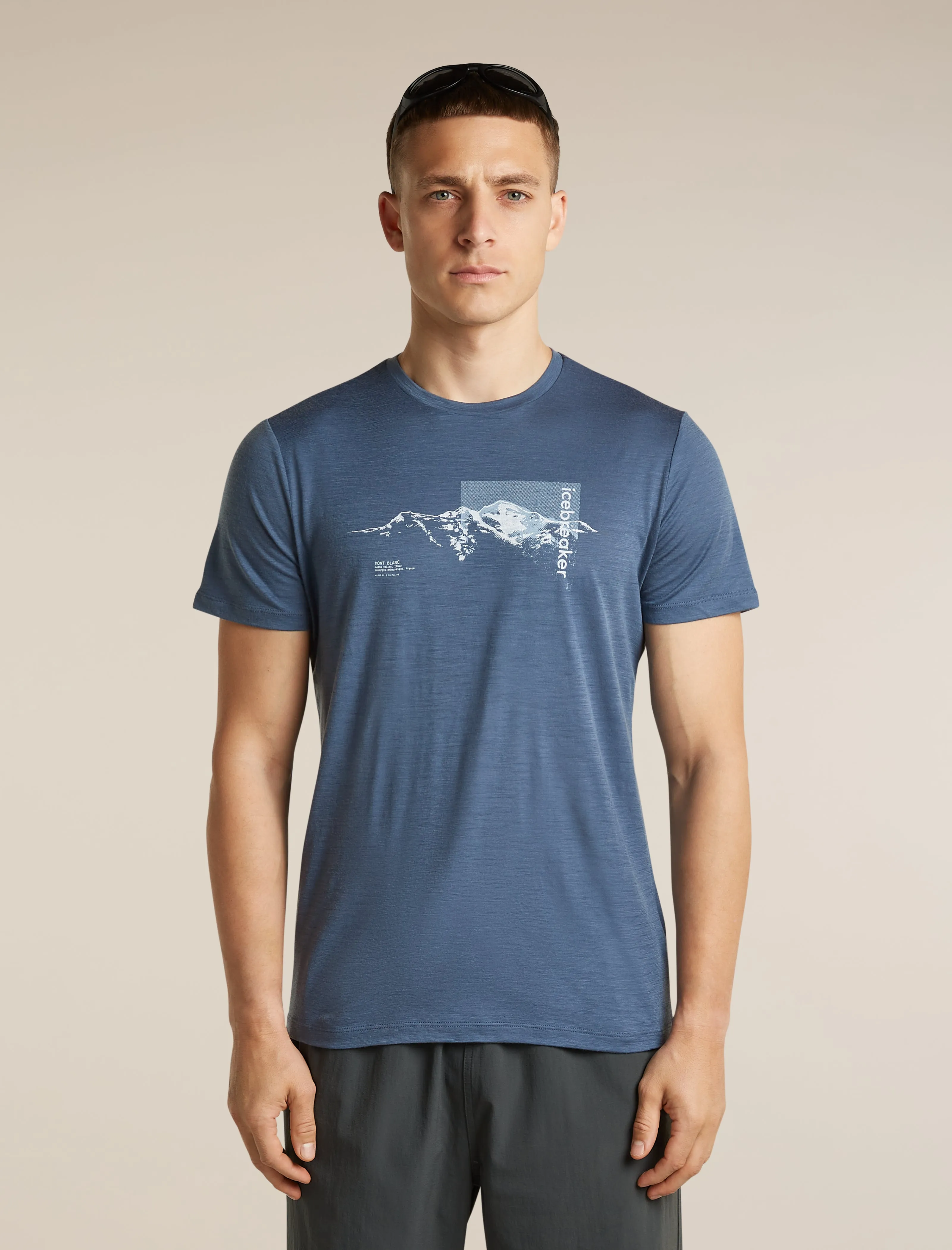 Men's Merino 150 Tech Lite Short Sleeve Tee Pure Altitude sold by Icebreaker product image thumbnail 5