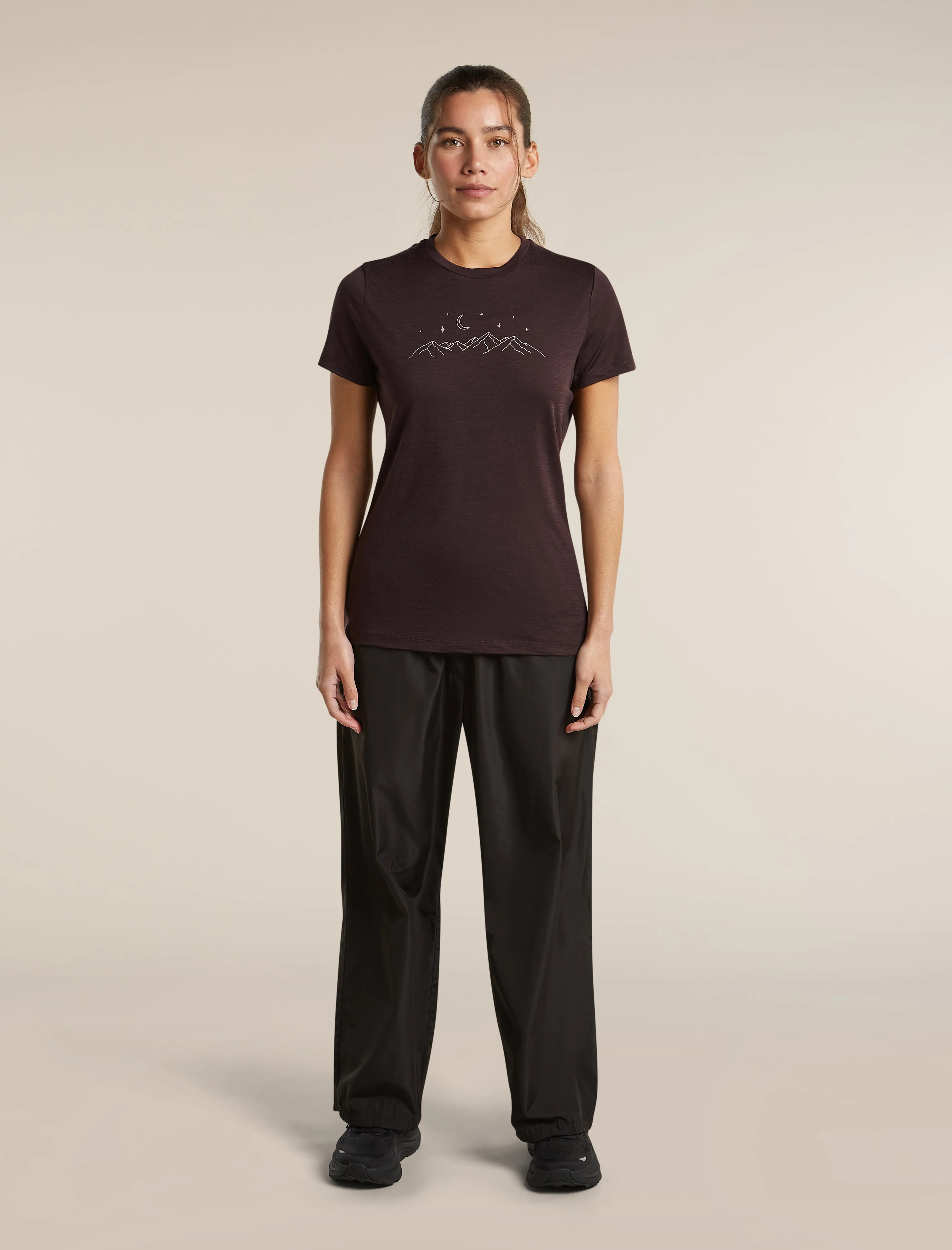 Women's Merino 150 Tech Lite Short Sleeve Tee Sparkling Stars sold by Icebreaker product image thumbnail 3