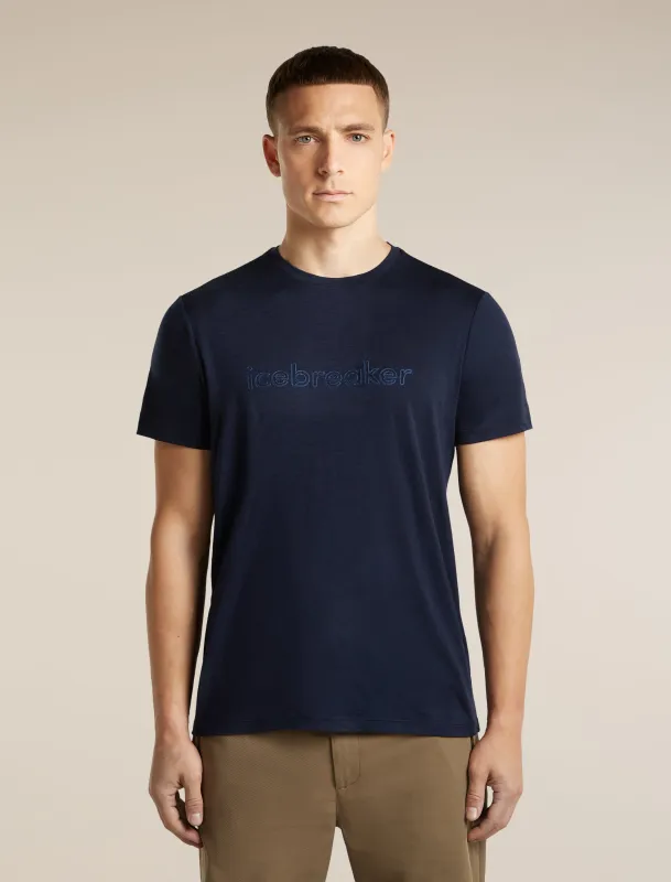 Men's Merino 150 Tech Lite Short Sleeve Tee IB Stitchline made by Icebreaker