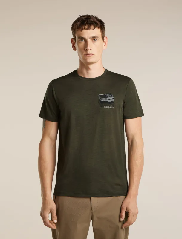 Men's Merino 150 Tech Lite Short Sleeve Tee Evolving Layers made by Icebreaker