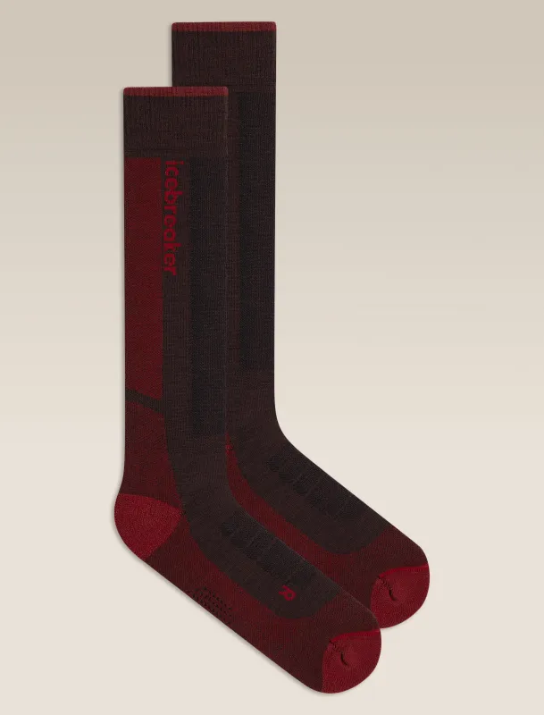 Men's Merino Blend Ski+ Medium Over The Calf Socks made by Icebreaker