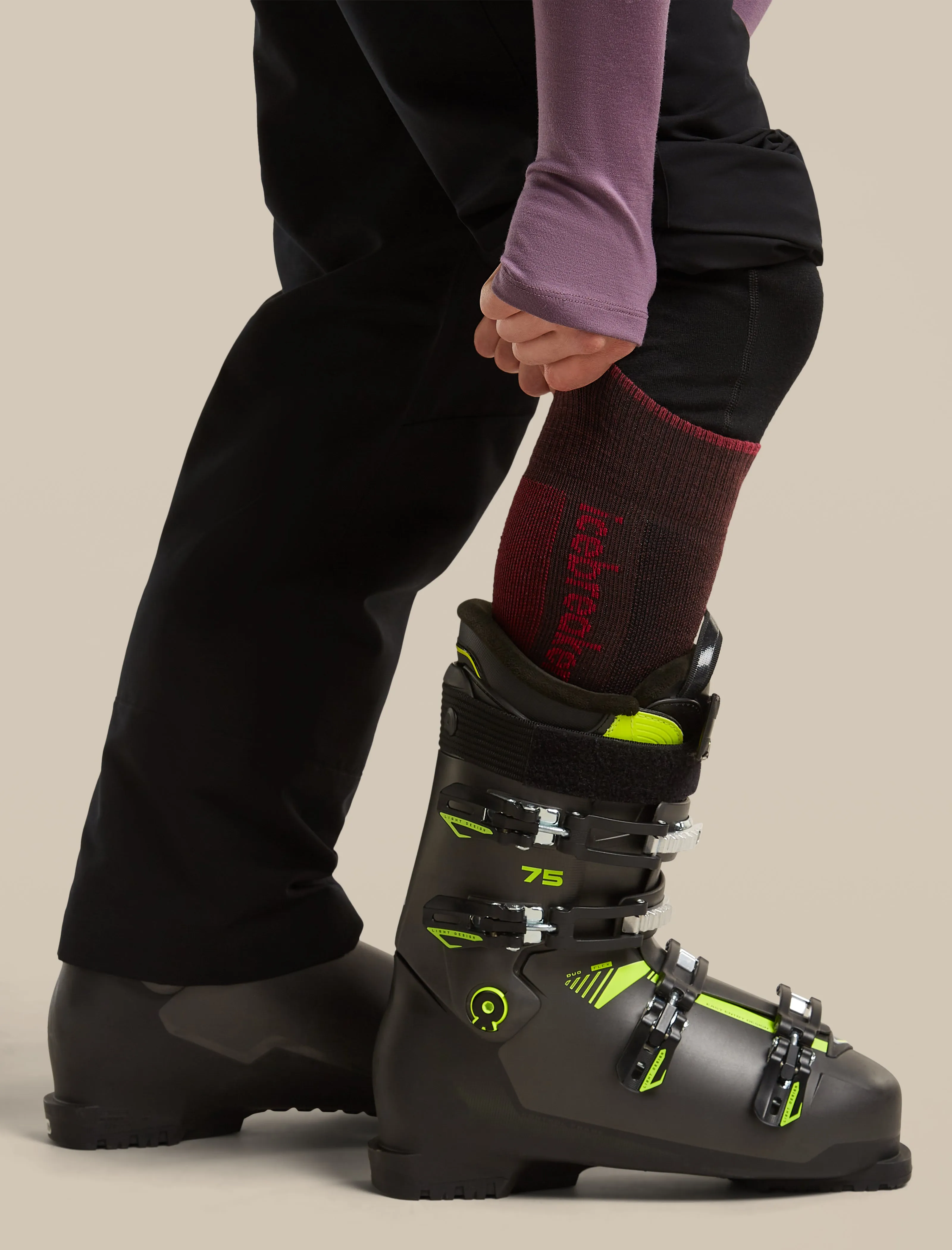 Men's Merino Blend Ski+ Medium Over The Calf Socks sold by Icebreaker product image thumbnail 4