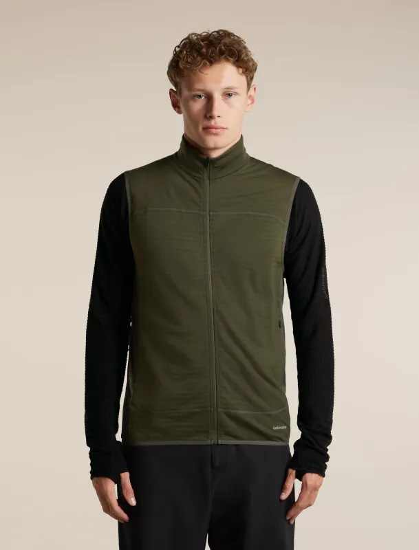 Men's Merino Blend 300 RealFleece™ Descender Vest made by Icebreaker