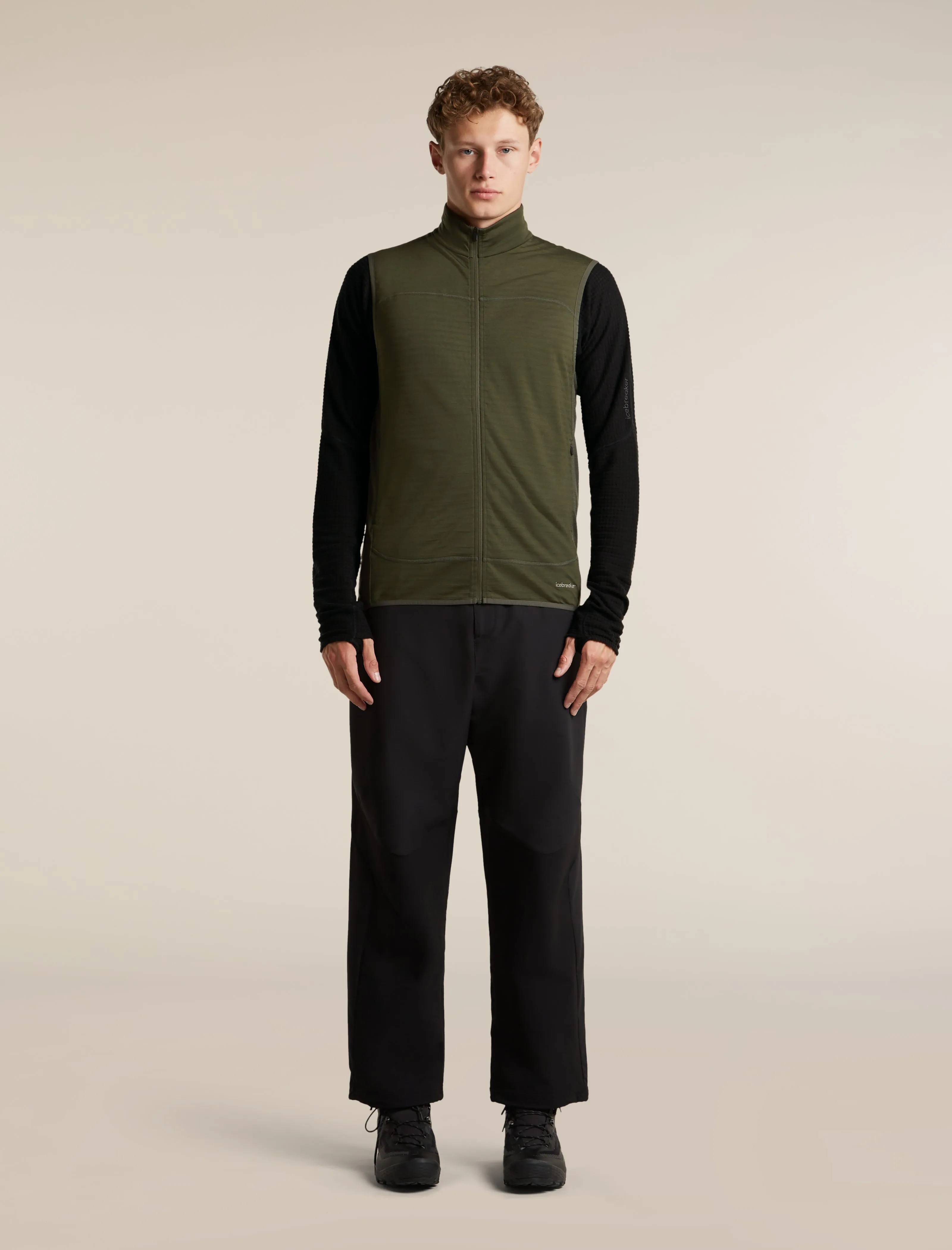 Men's Merino Blend 300 RealFleece™ Descender Vest sold by Icebreaker product image thumbnail 3