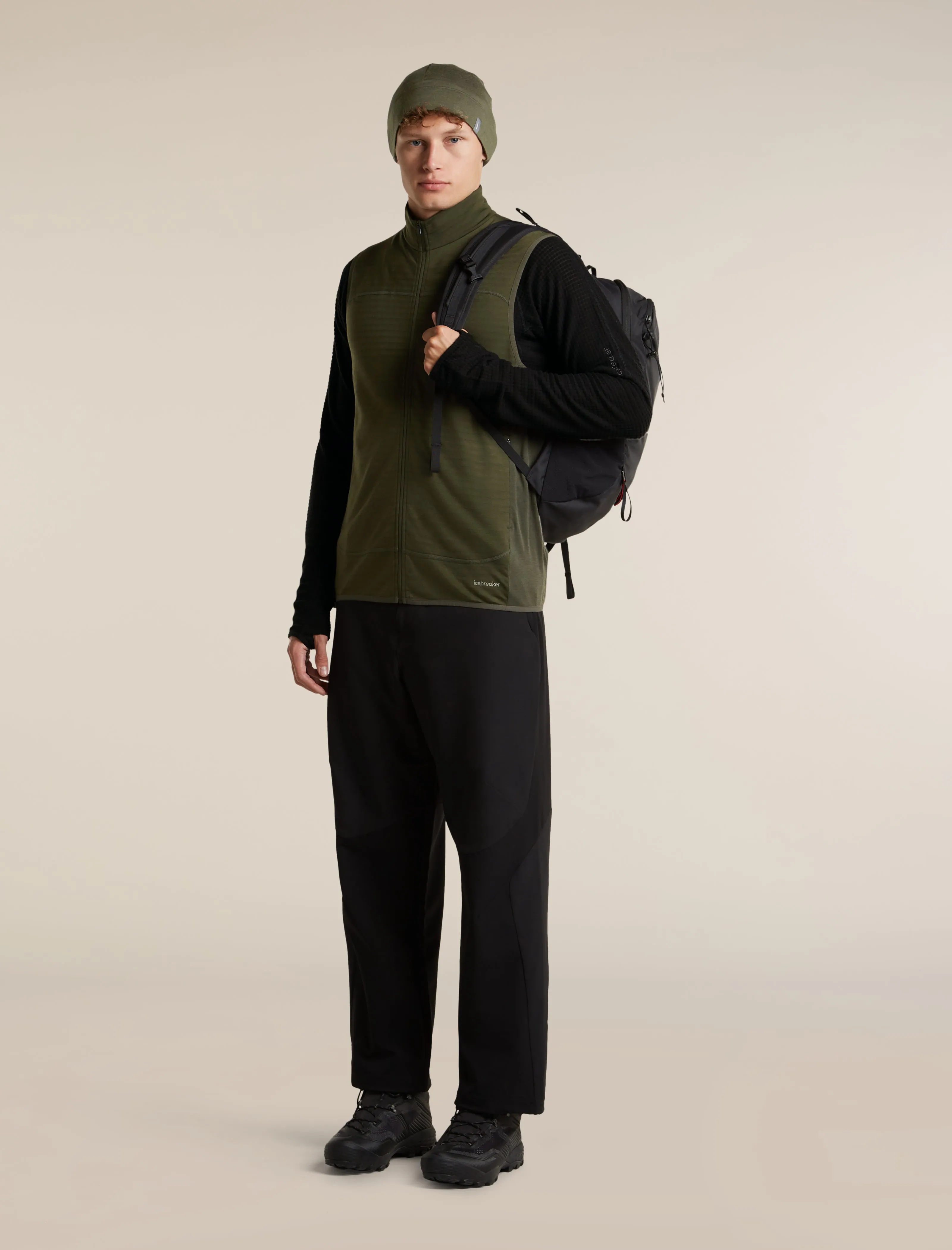 Men's Merino Blend 300 RealFleece™ Descender Vest sold by Icebreaker product image thumbnail 4