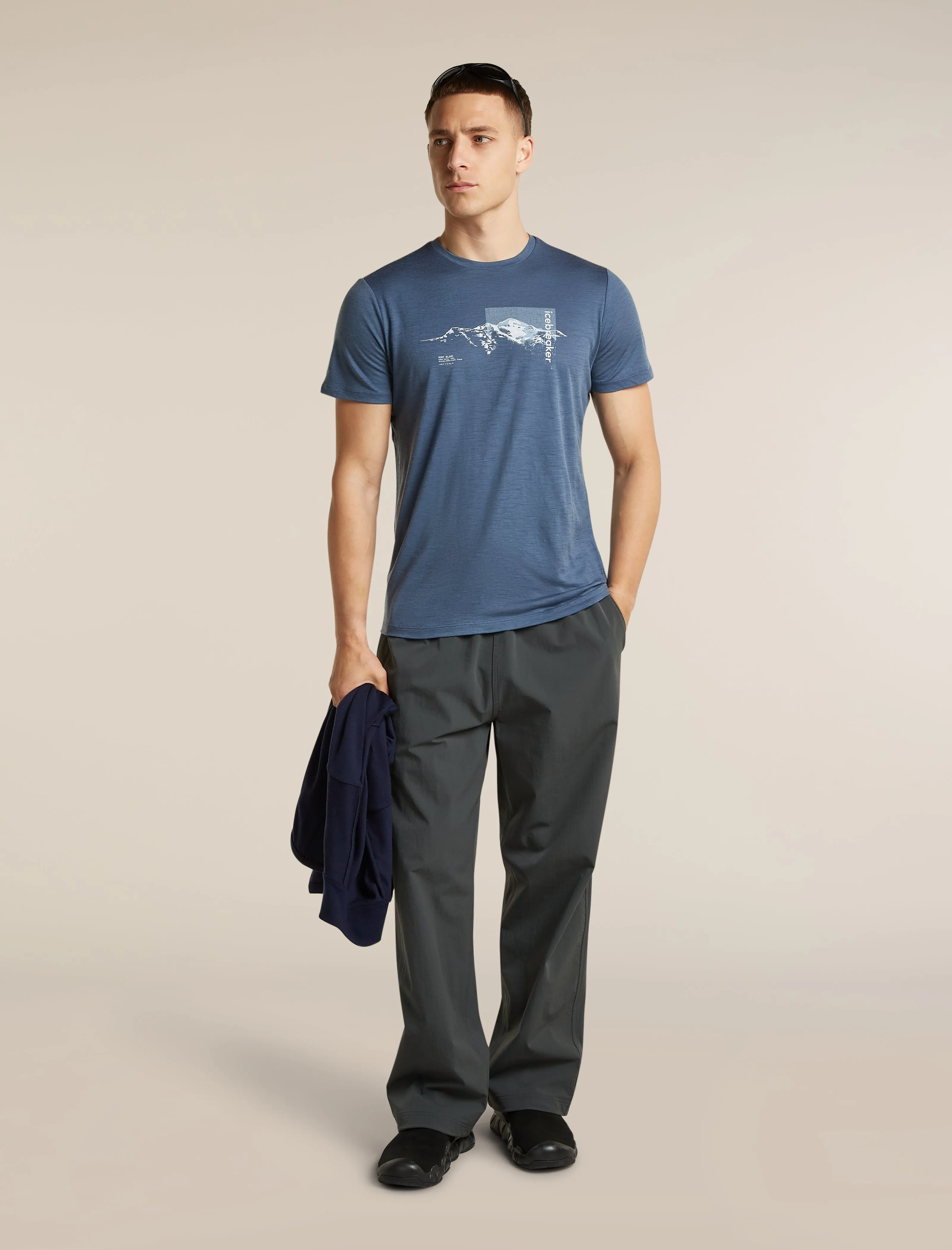 Men's Merino 150 Tech Lite Short Sleeve Tee Pure Altitude sold by Icebreaker product image thumbnail 4