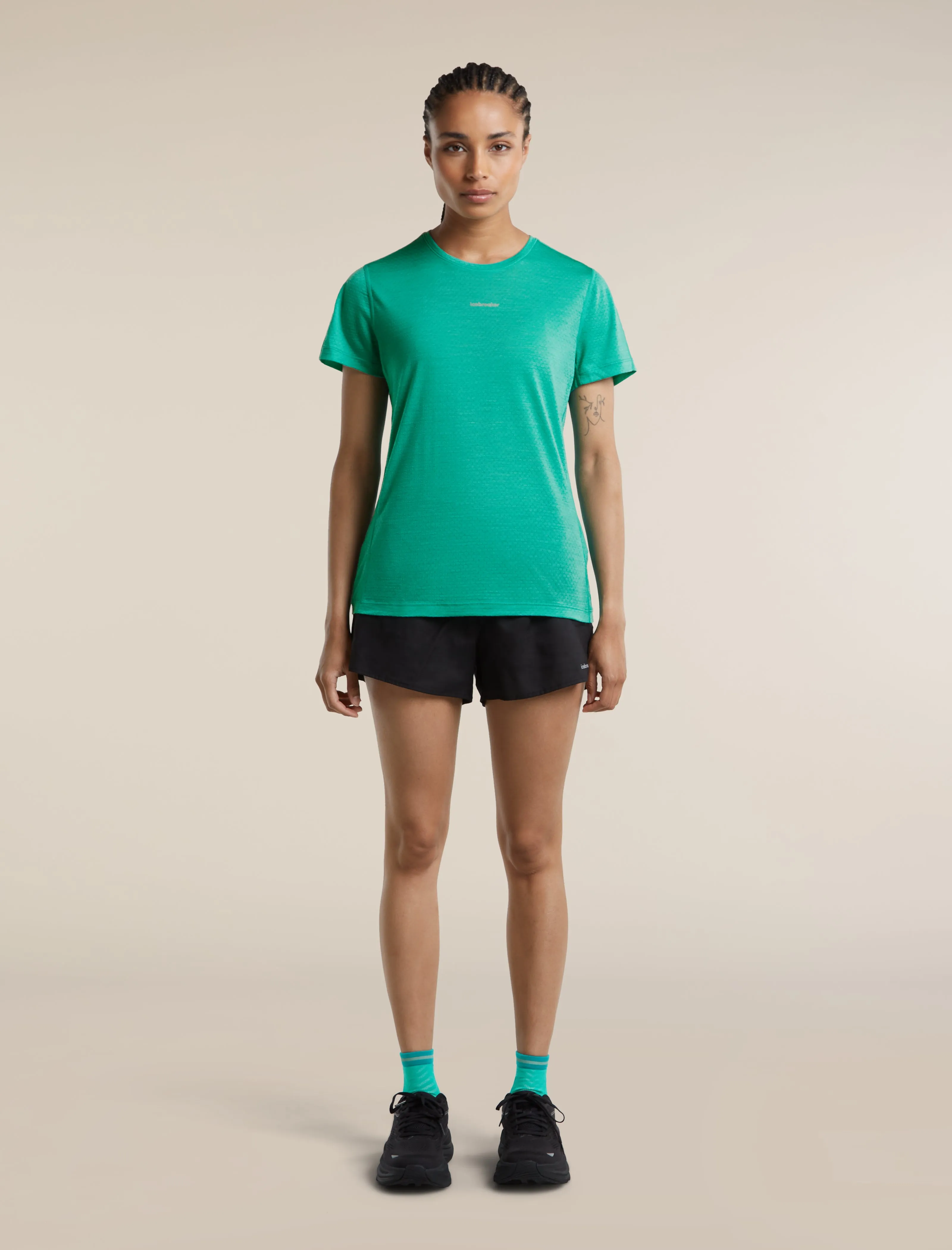 Women's Merino Blend 125 Cool-Lite™ Speed Short Sleeve Tee sold by Icebreaker product image thumbnail 3