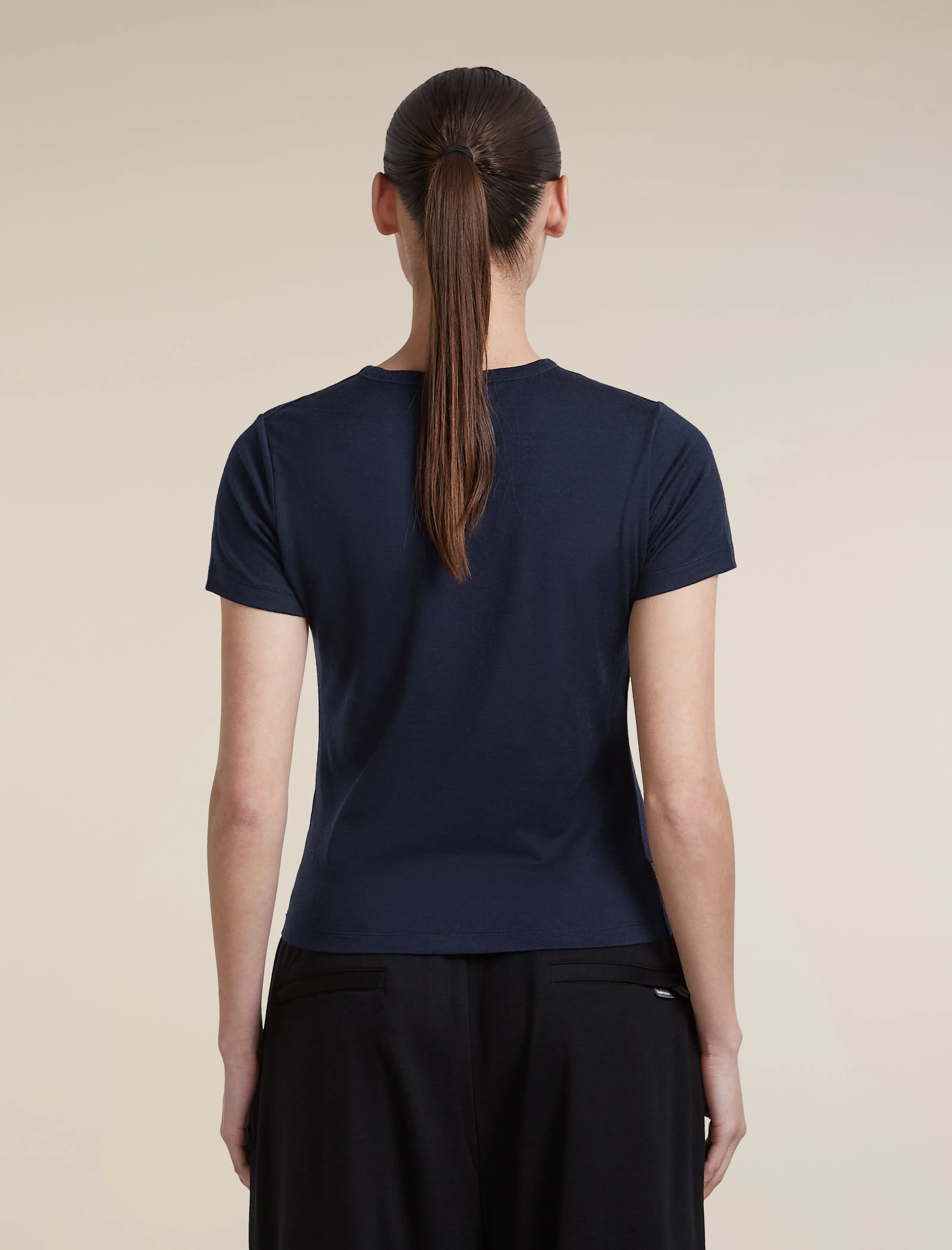 Women's Merino 200 Tech Lite Short Sleeve Crop Slim Tee sold by Icebreaker product image thumbnail 2