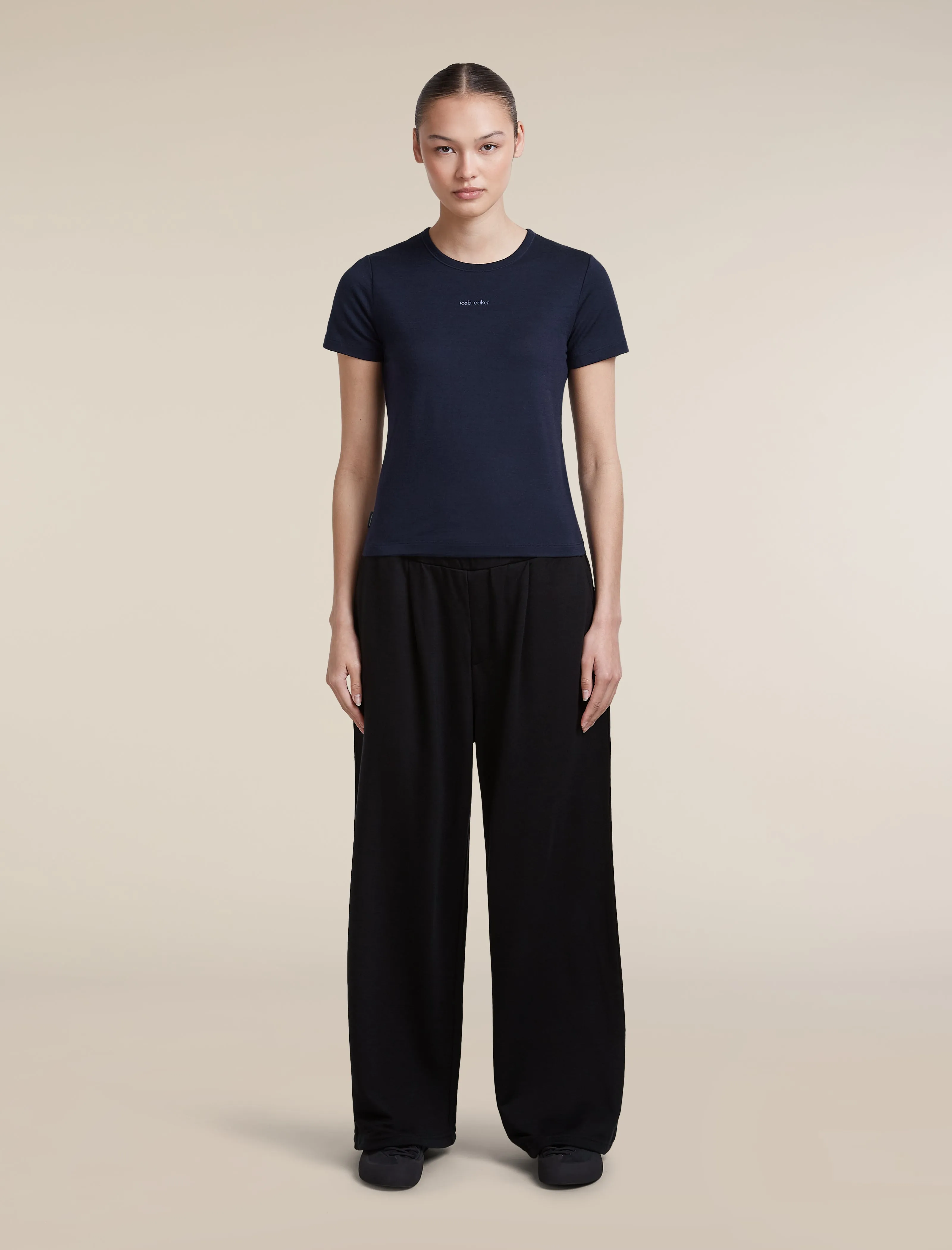 Women's Merino 200 Tech Lite Short Sleeve Crop Slim Tee sold by Icebreaker product image thumbnail 3