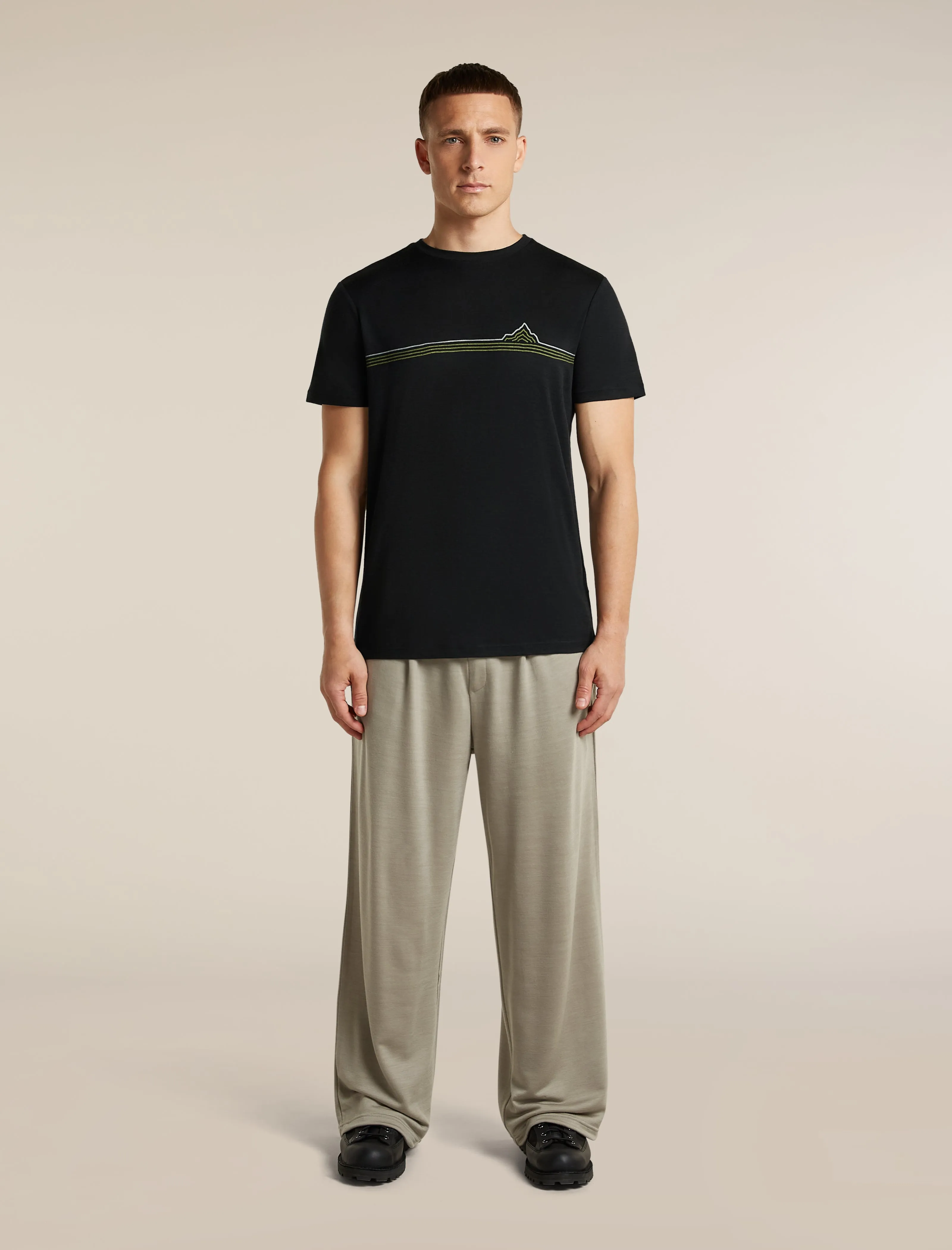 Men's Merino 150 Tech Lite Short Sleeve Tee Range Stripes sold by Icebreaker product image thumbnail 3