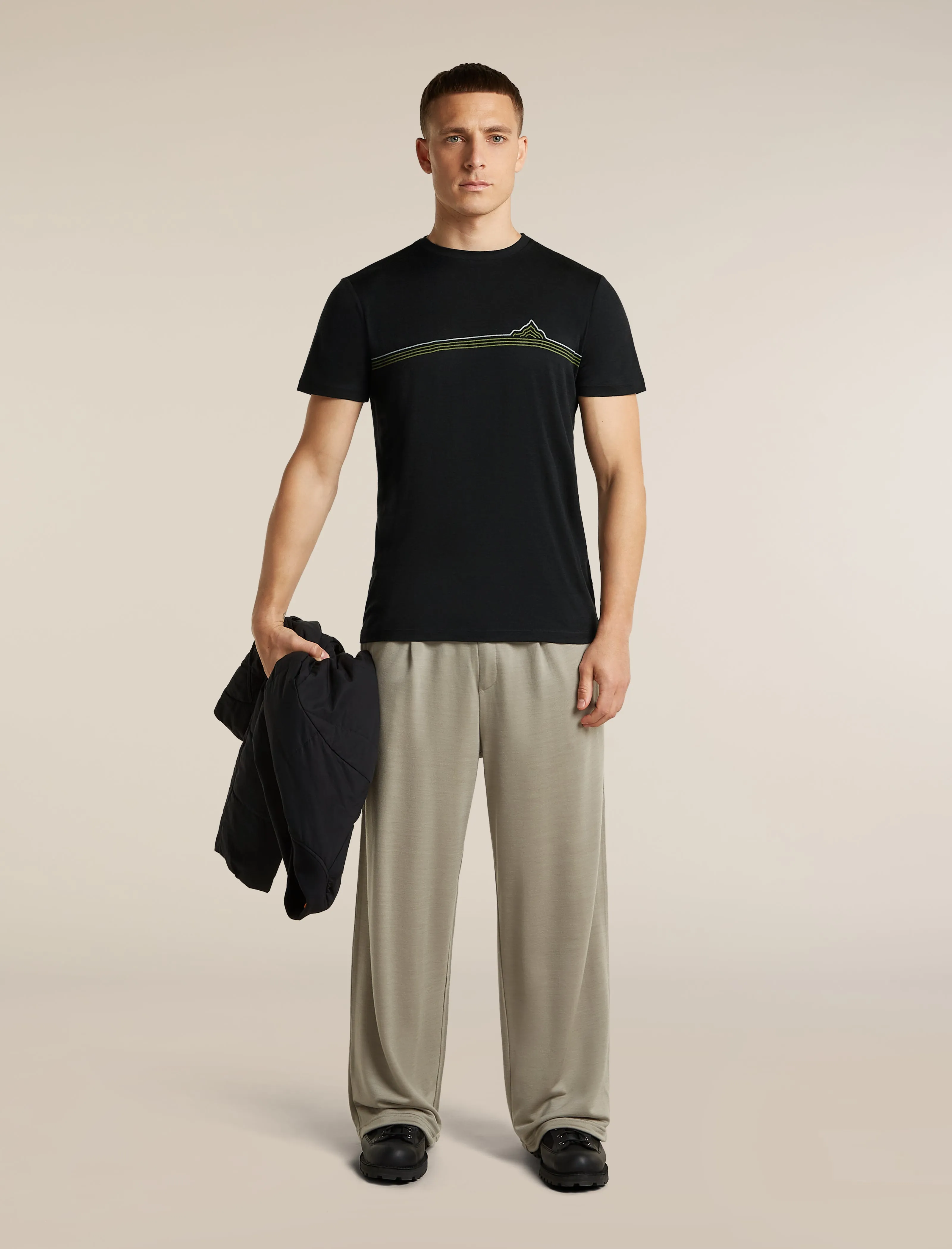 Men's Merino 150 Tech Lite Short Sleeve Tee Range Stripes sold by Icebreaker product image thumbnail 4