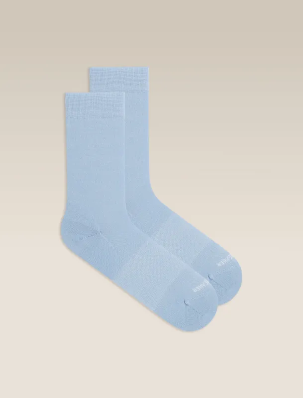 Women's Merino Lifestyle Fine Gauge Crew Socks made by Icebreaker