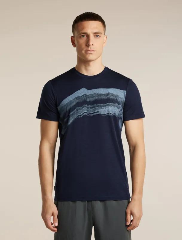 Men's Merino 150 Tech Lite Short Sleeve Tee Getaway made by Icebreaker