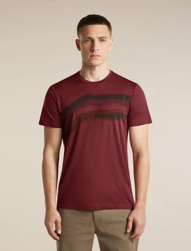 Men's Merino 150 Tech Lite Short Sleeve Tee Getaway made by Icebreaker