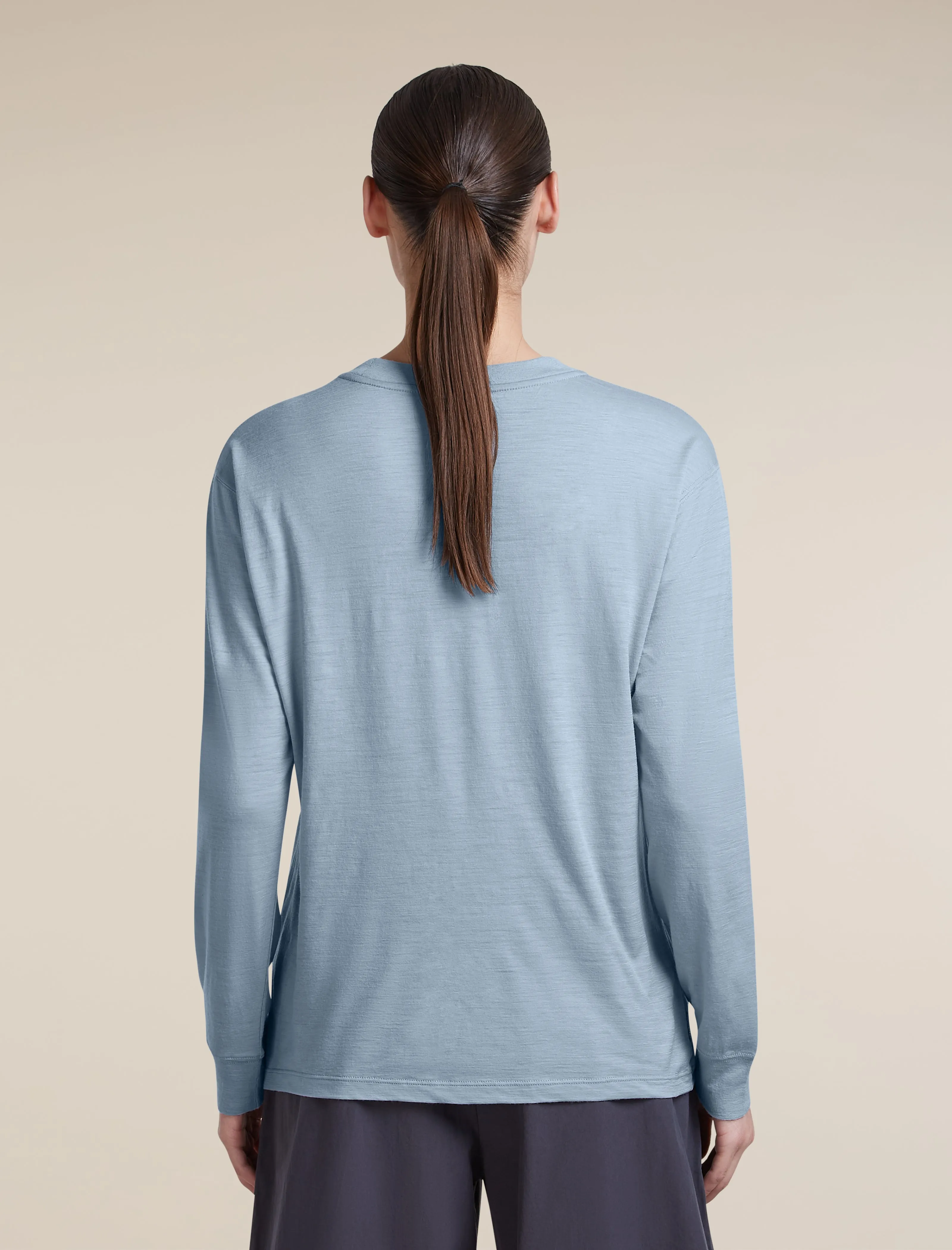 Women's Merino 150 Tech Lite Long Sleeve Relaxed Tee sold by Icebreaker product image thumbnail 2