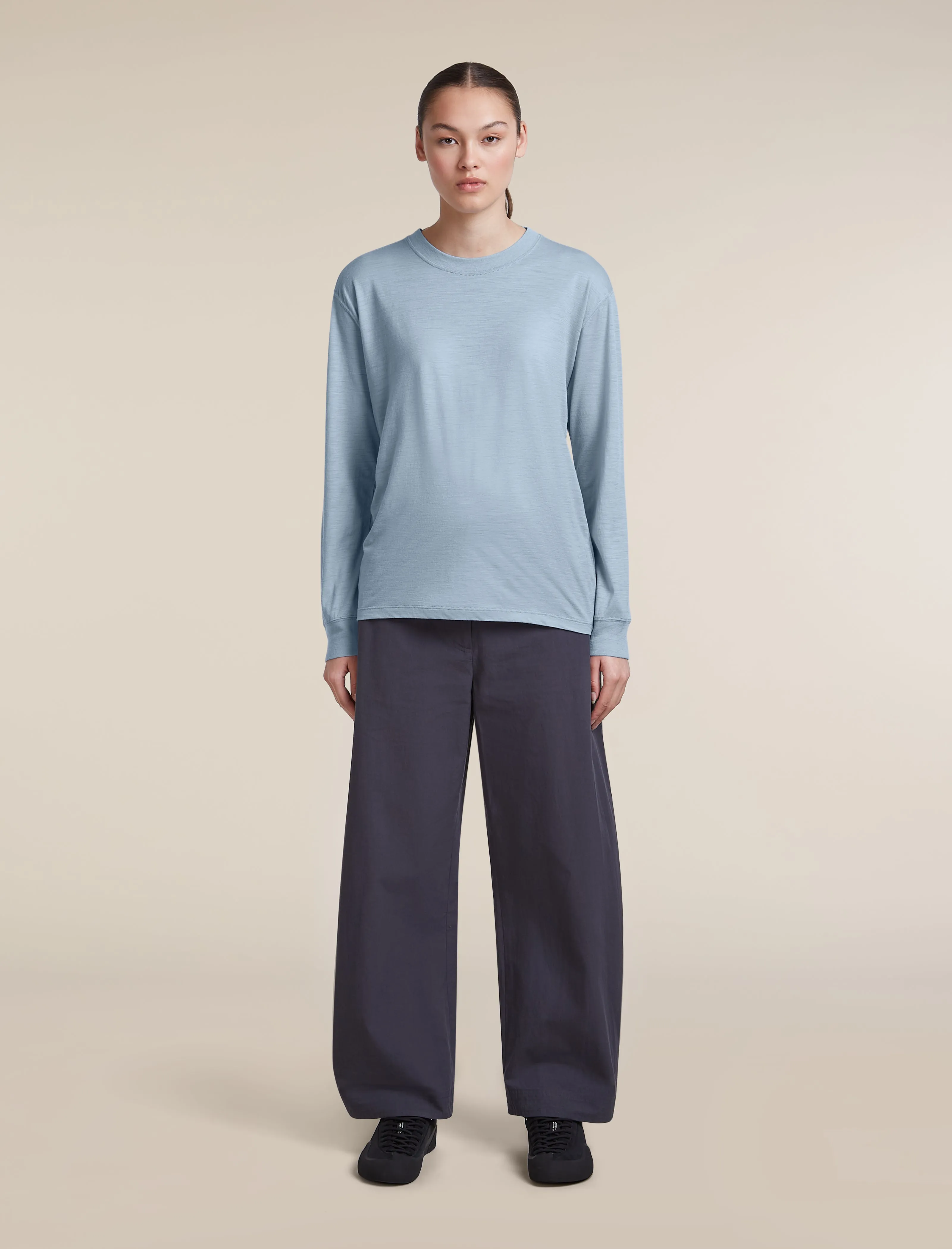 Women's Merino 150 Tech Lite Long Sleeve Relaxed Tee sold by Icebreaker product image thumbnail 3
