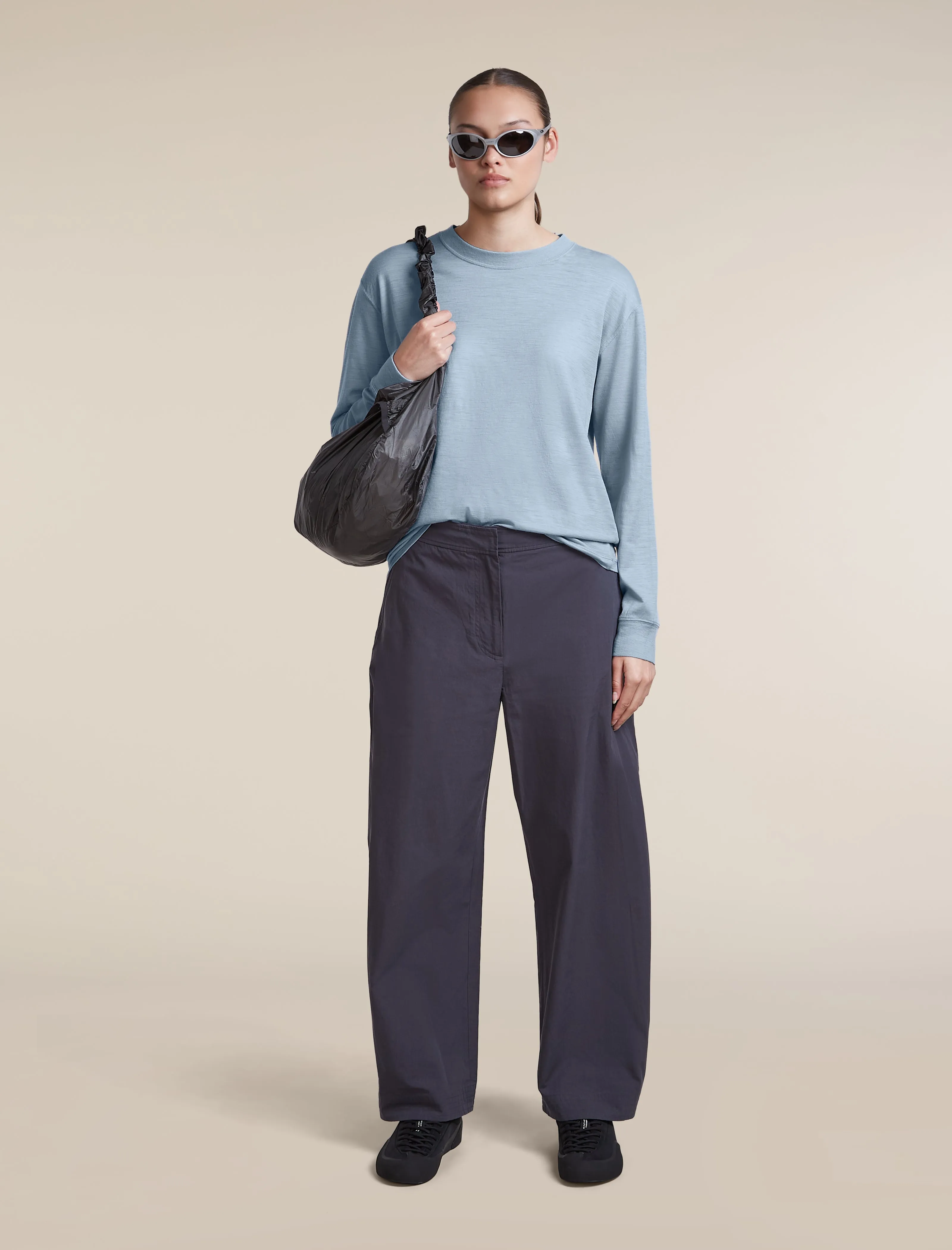 Women's Merino 150 Tech Lite Long Sleeve Relaxed Tee sold by Icebreaker product image thumbnail 4