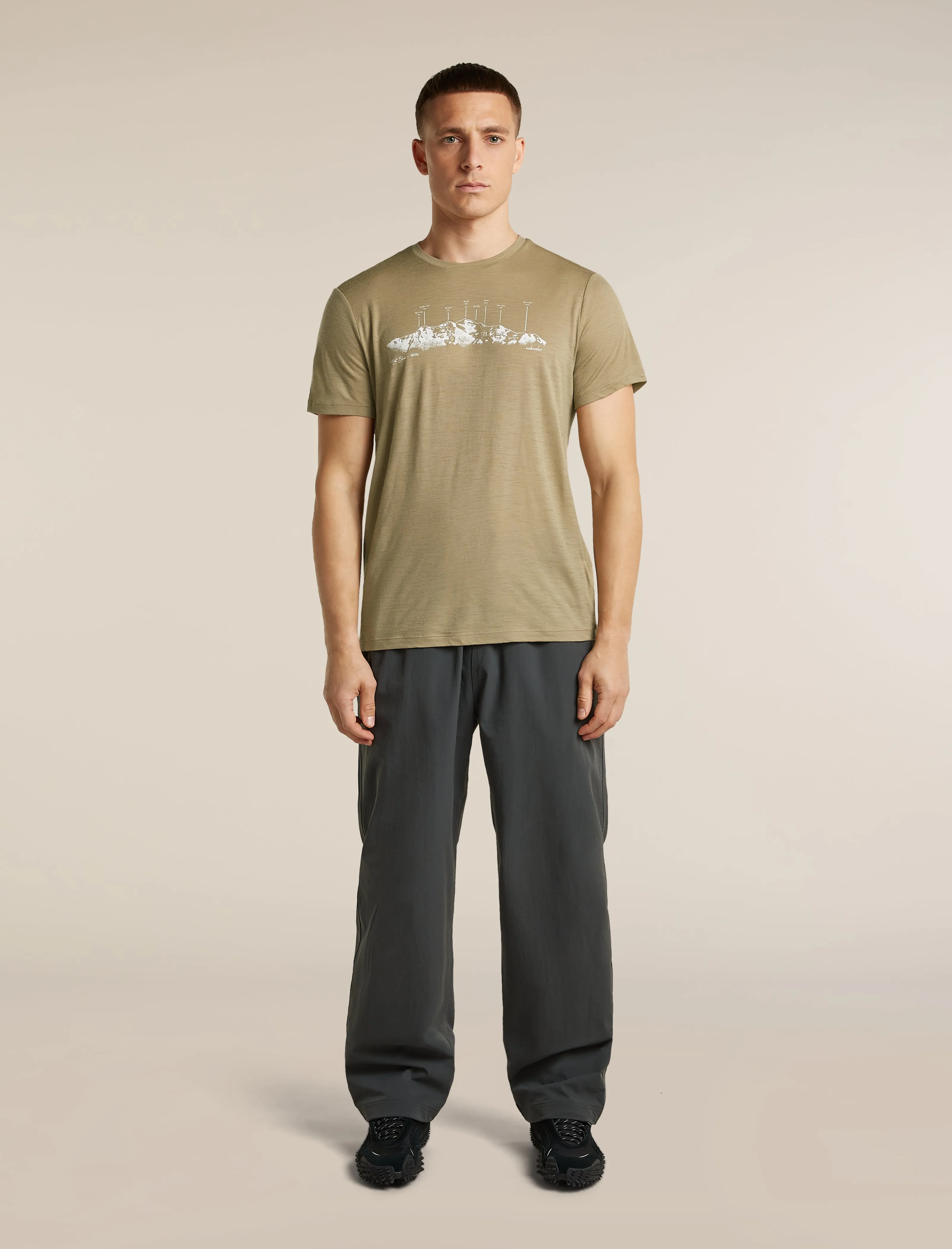 Men's Merino 150 Tech Lite Short Sleeve Tee The Peaks sold by Icebreaker product image thumbnail 3