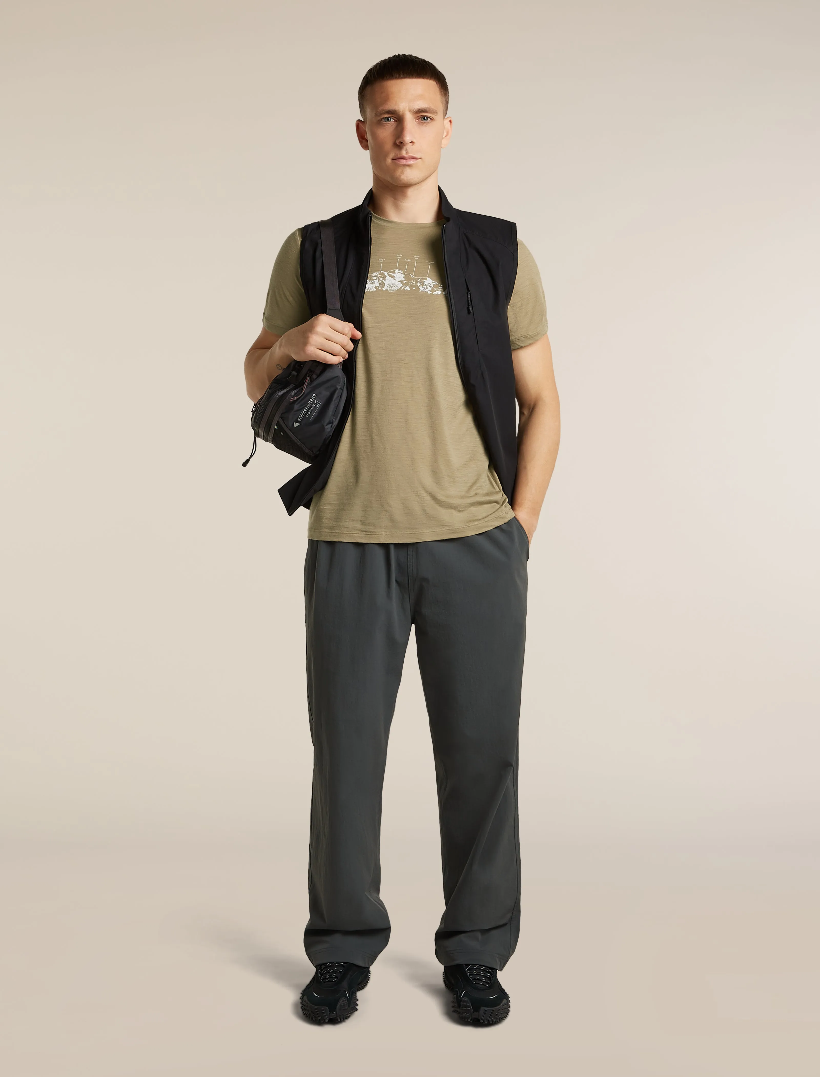 Men's Merino 150 Tech Lite Short Sleeve Tee The Peaks sold by Icebreaker product image thumbnail 4