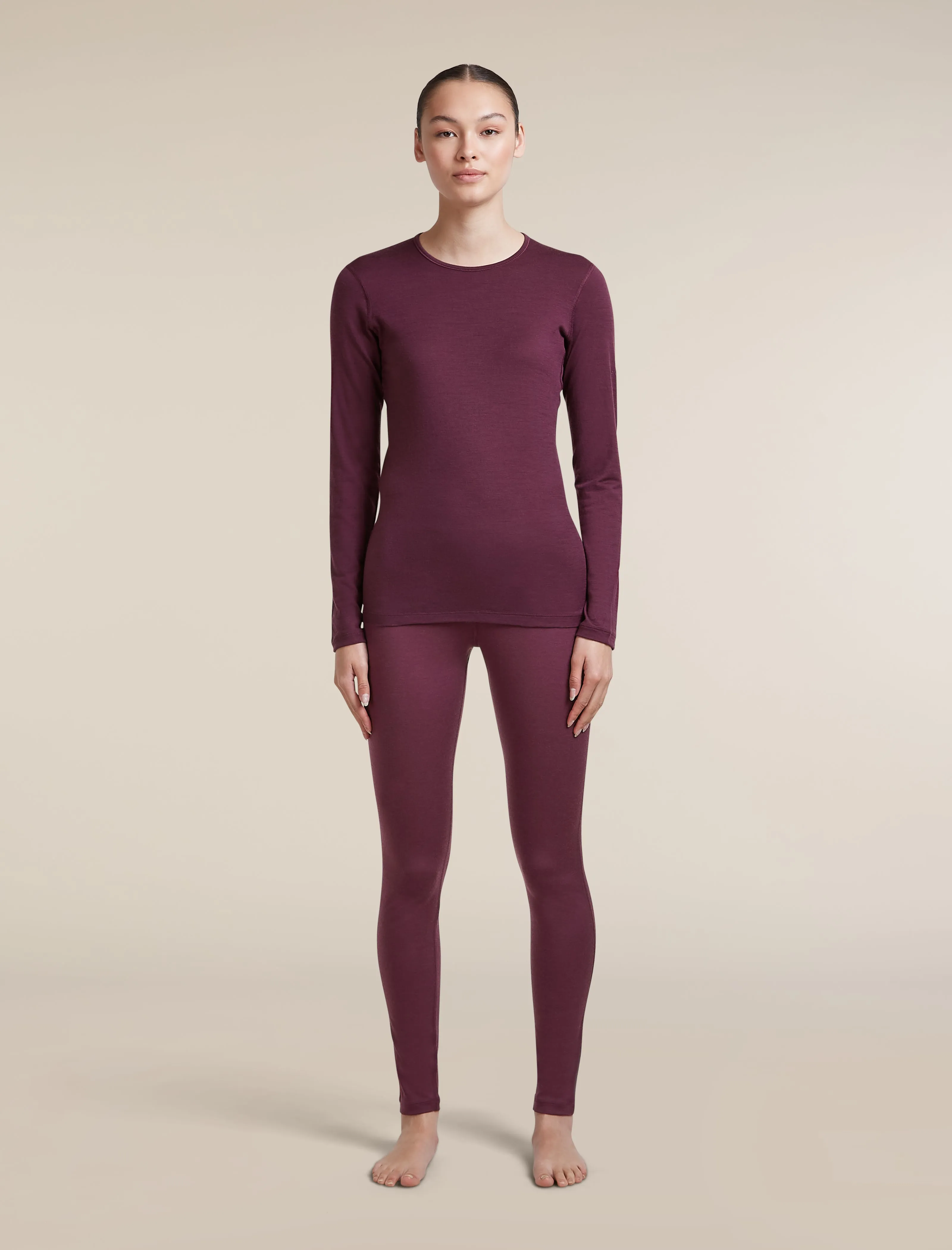 Women's Merino 200 Oasis Long Sleeve Thermal Crewe sold by Icebreaker product image thumbnail 3