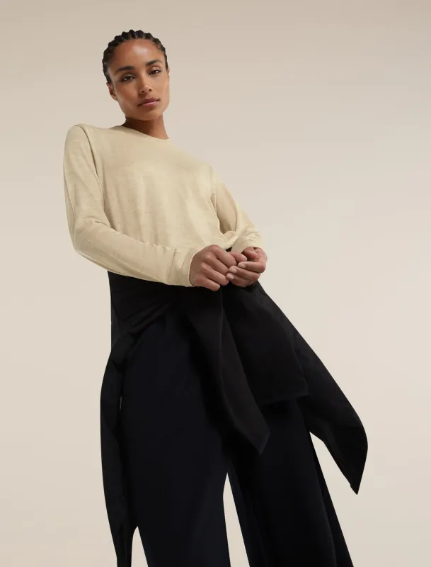 Unisex Merino 150 Long Sleeve Tee made by Icebreaker