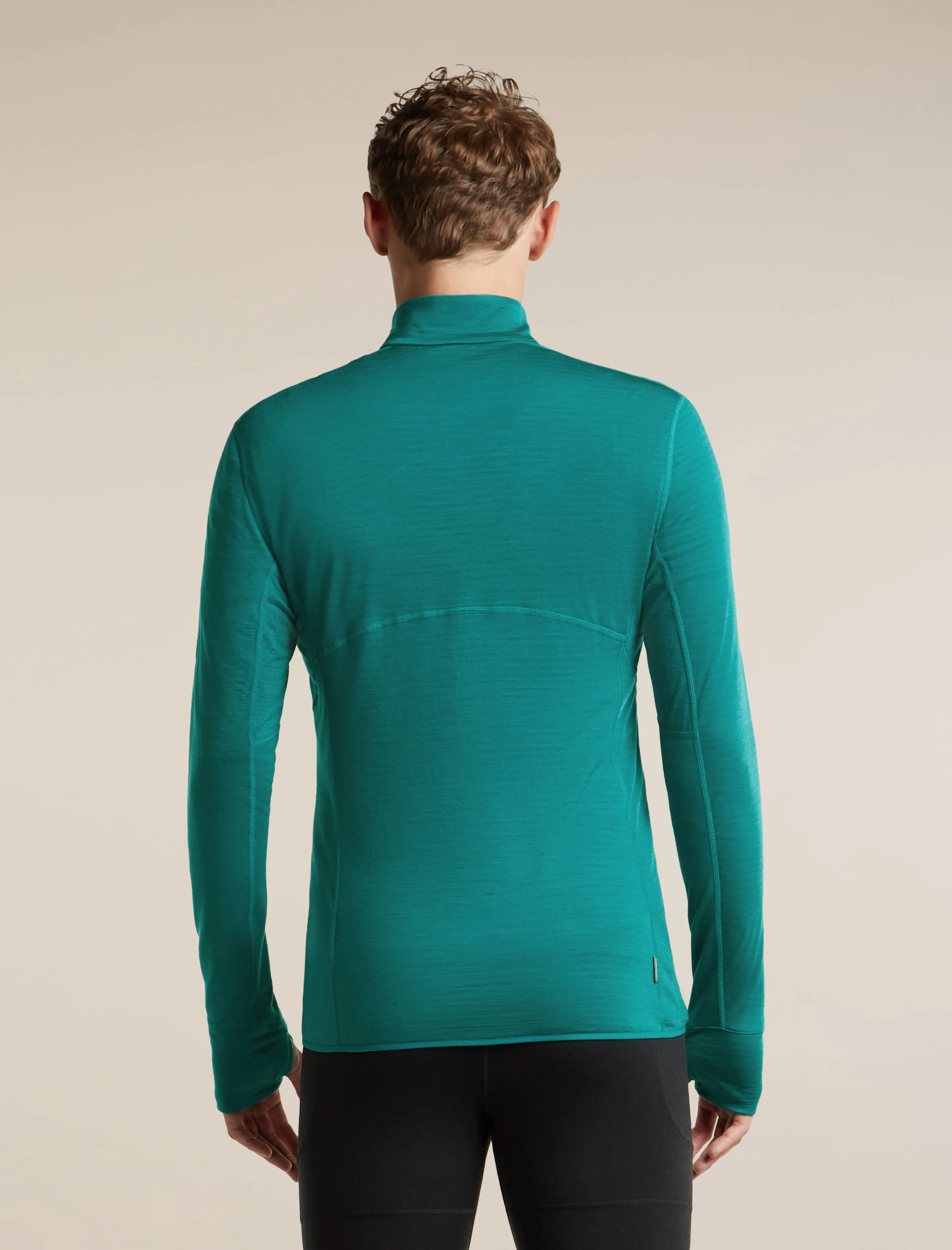 Men's Merino Blend 200 RealFleece™ Descender Long Sleeve Half Zip sold by Icebreaker product image thumbnail 2