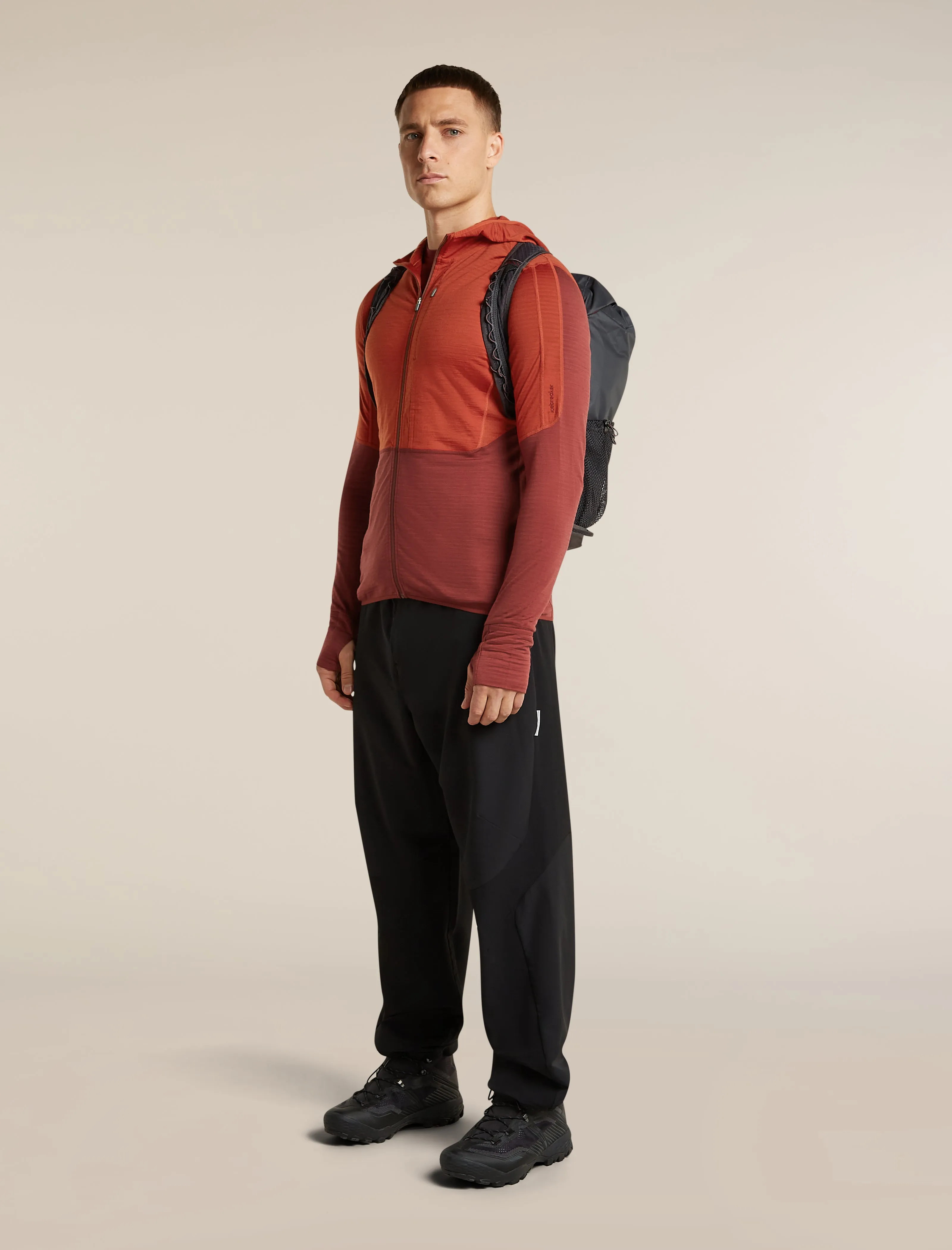 Men's Merino Blend 200 RealFleece™ Descender Long Sleeve Zip Hoodie sold by Icebreaker product image thumbnail 4