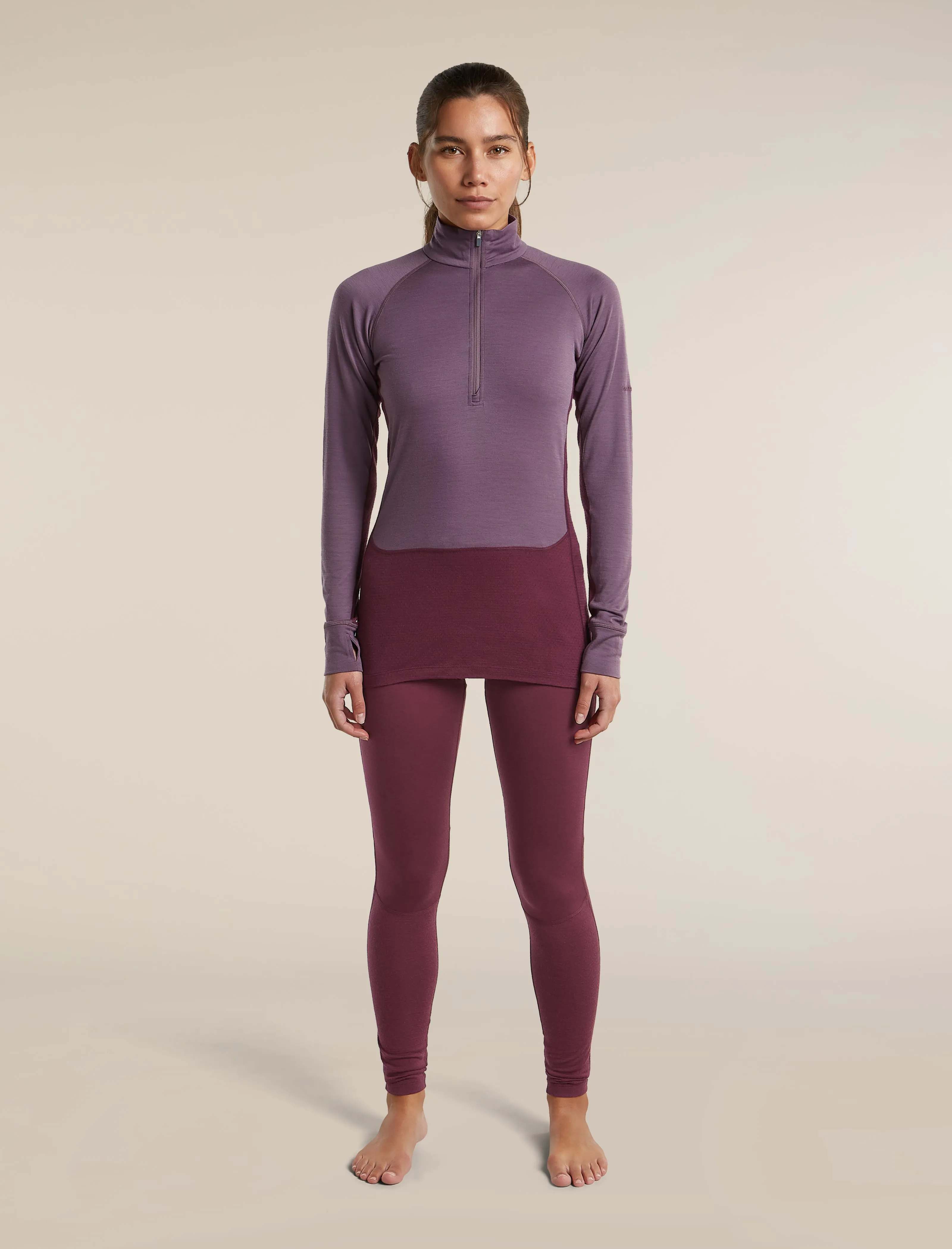 Women's Merino 200 ZoneKnit™ Long Sleeve Half Zip sold by Icebreaker product image thumbnail 3