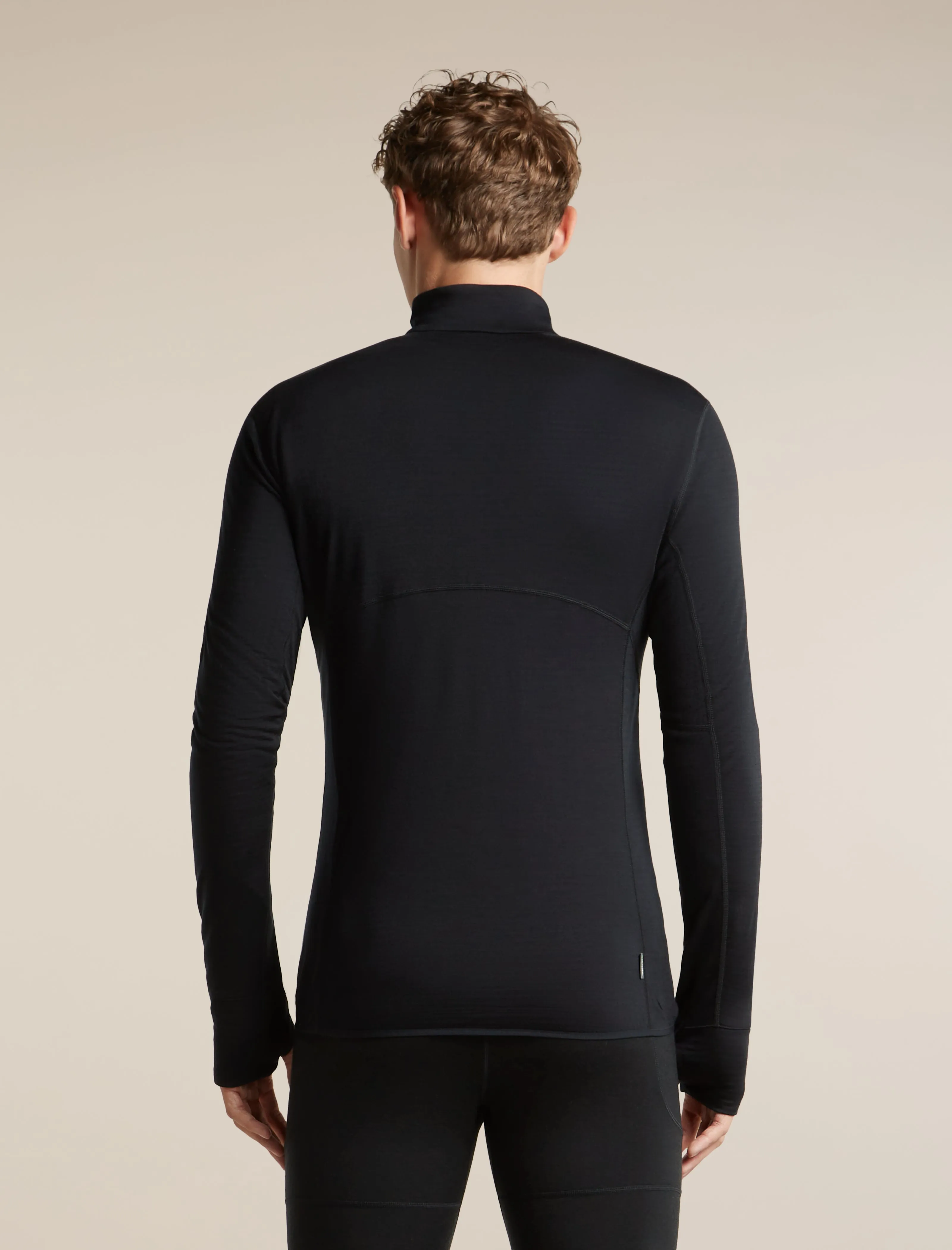 Men's Merino Blend 200 RealFleece™ Descender Long Sleeve Half Zip sold by Icebreaker product image thumbnail 2
