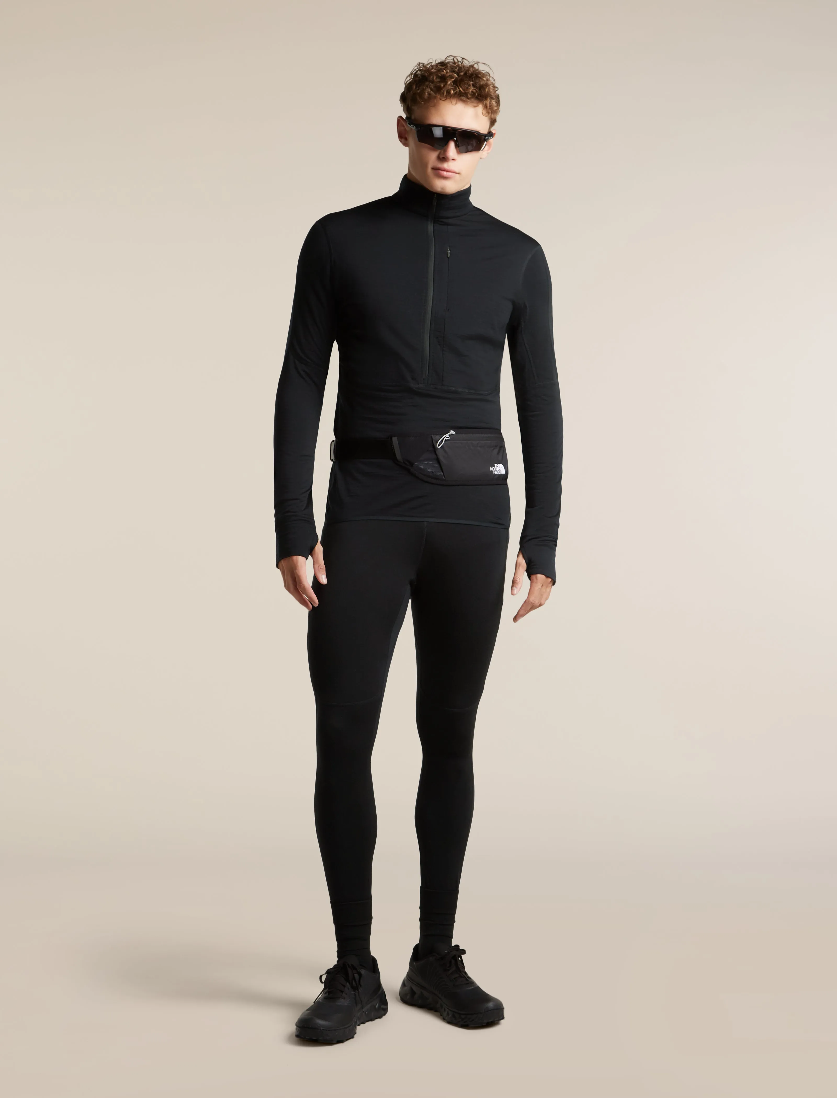 Men's Merino Blend 200 RealFleece™ Descender Long Sleeve Half Zip sold by Icebreaker product image thumbnail 4