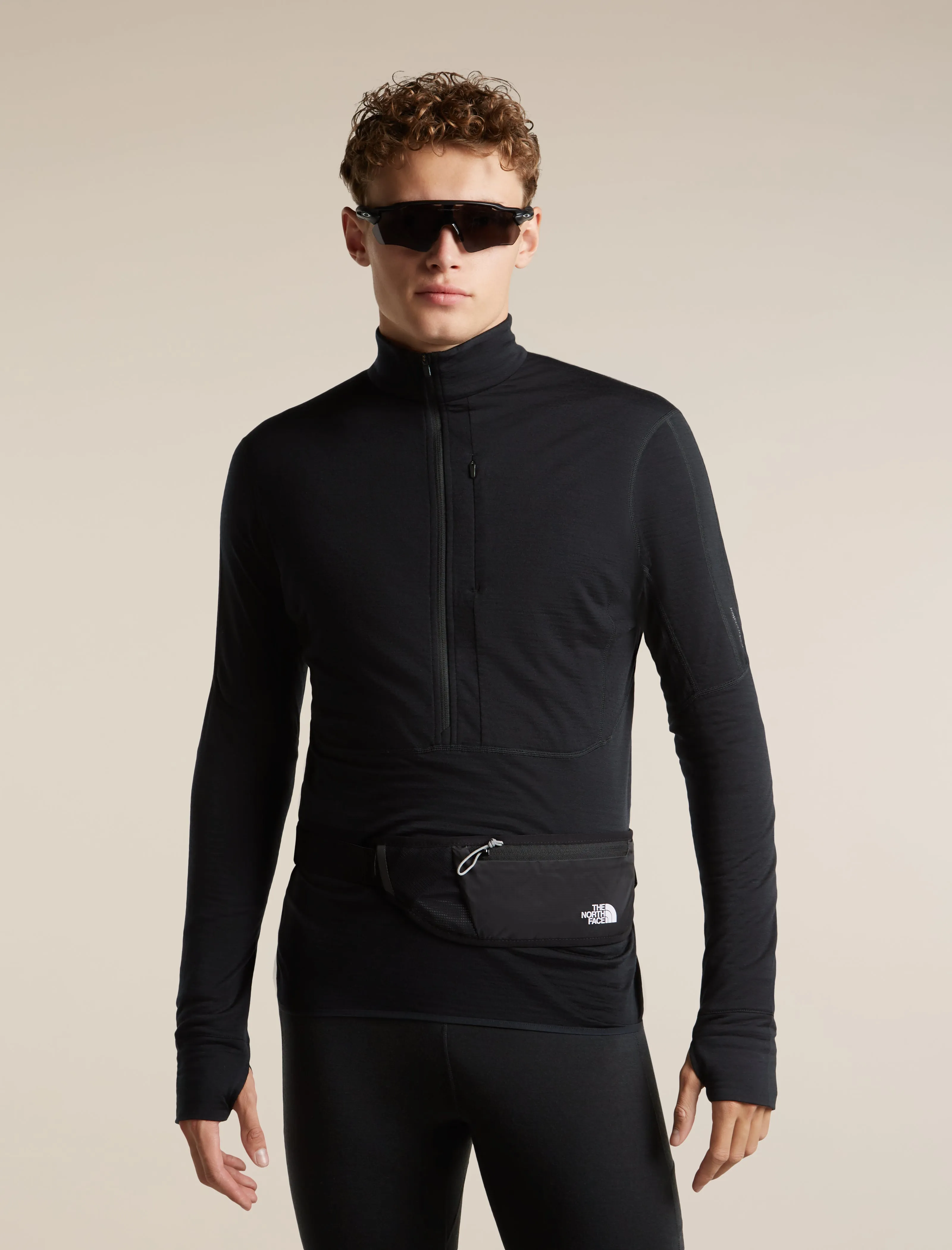 Men's Merino Blend 200 RealFleece™ Descender Long Sleeve Half Zip sold by Icebreaker product image thumbnail 5