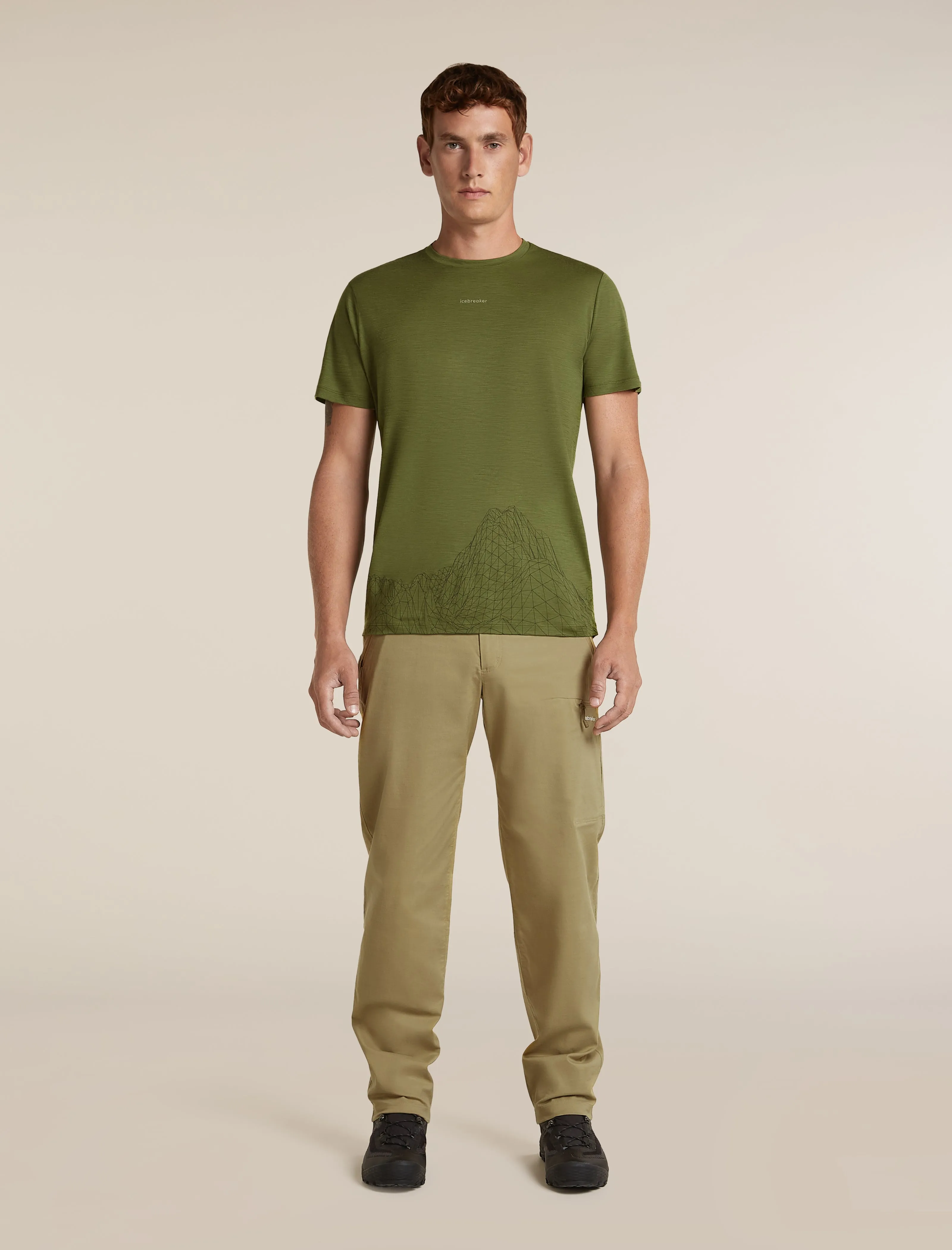 Men's Merino 150 Tech Lite Short Sleeve Tee 3D Mapping sold by Icebreaker product image thumbnail 3