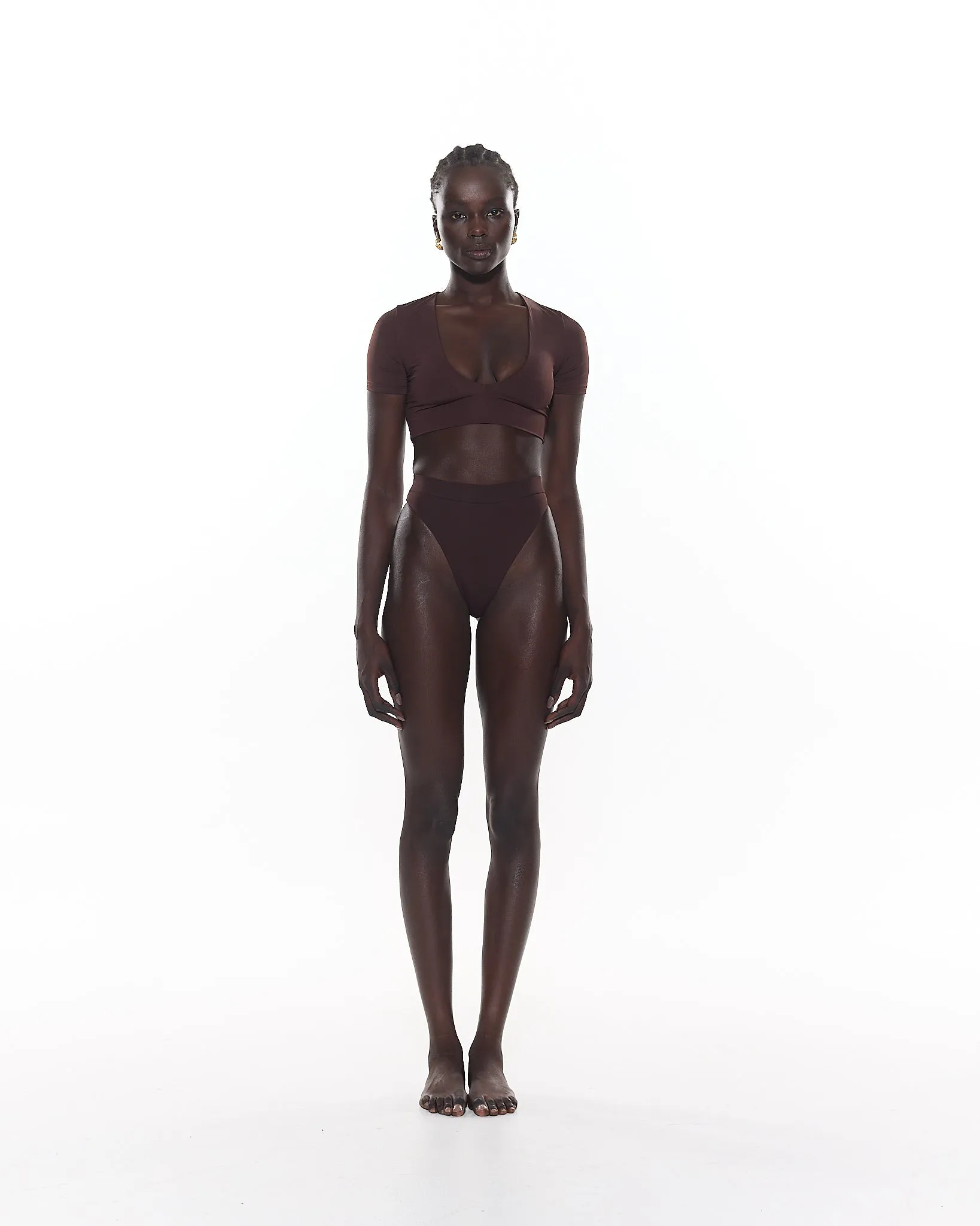 Hawke Top | Chocolate sold by MYRASWIM product image thumbnail 4