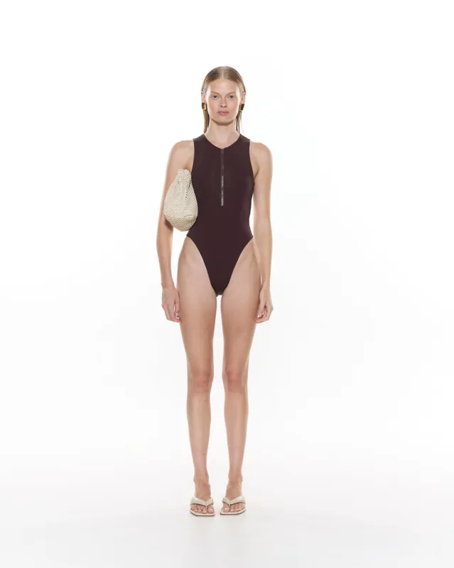 Davis One Piece | Chocolate sold by MYRASWIM