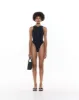 Davis One Piece | Black sold by MYRASWIM