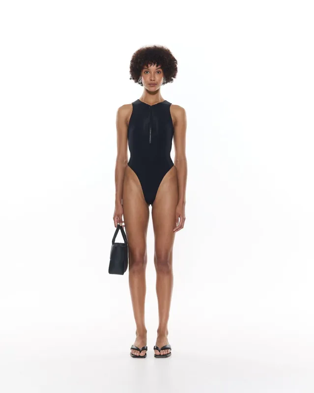 Davis One Piece | Black sold by MYRASWIM